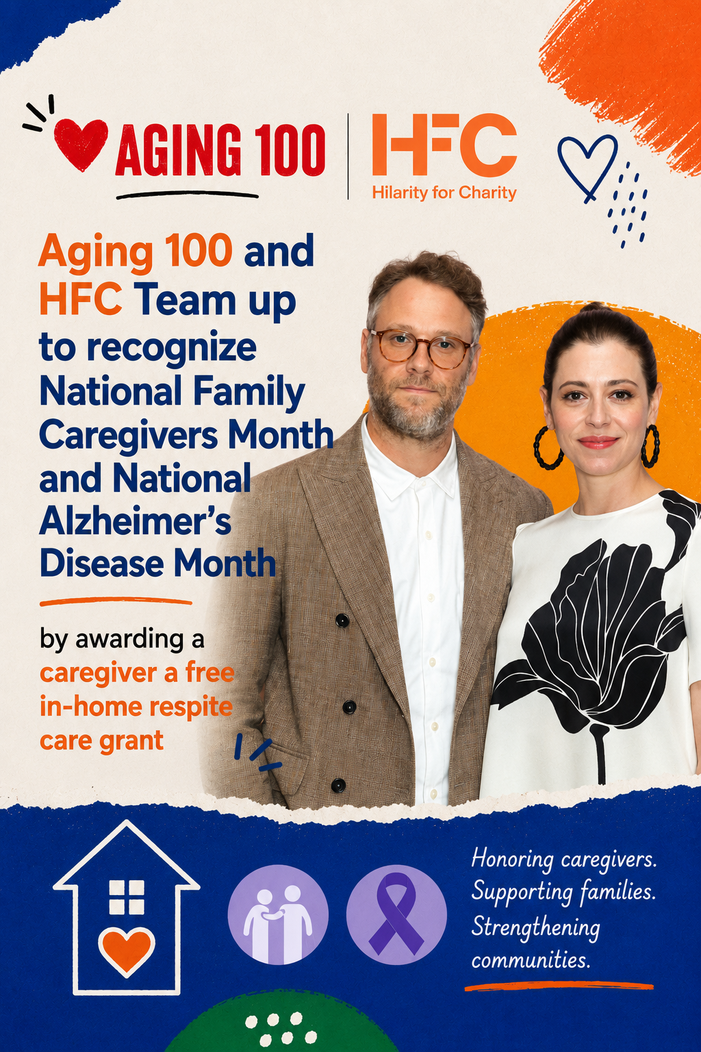 Aging 100 and HFC Team up to recognize National Family Caregivers Month and National Alzheimer’s Disease Month by awarding a caregiver a free in-home respite care grant