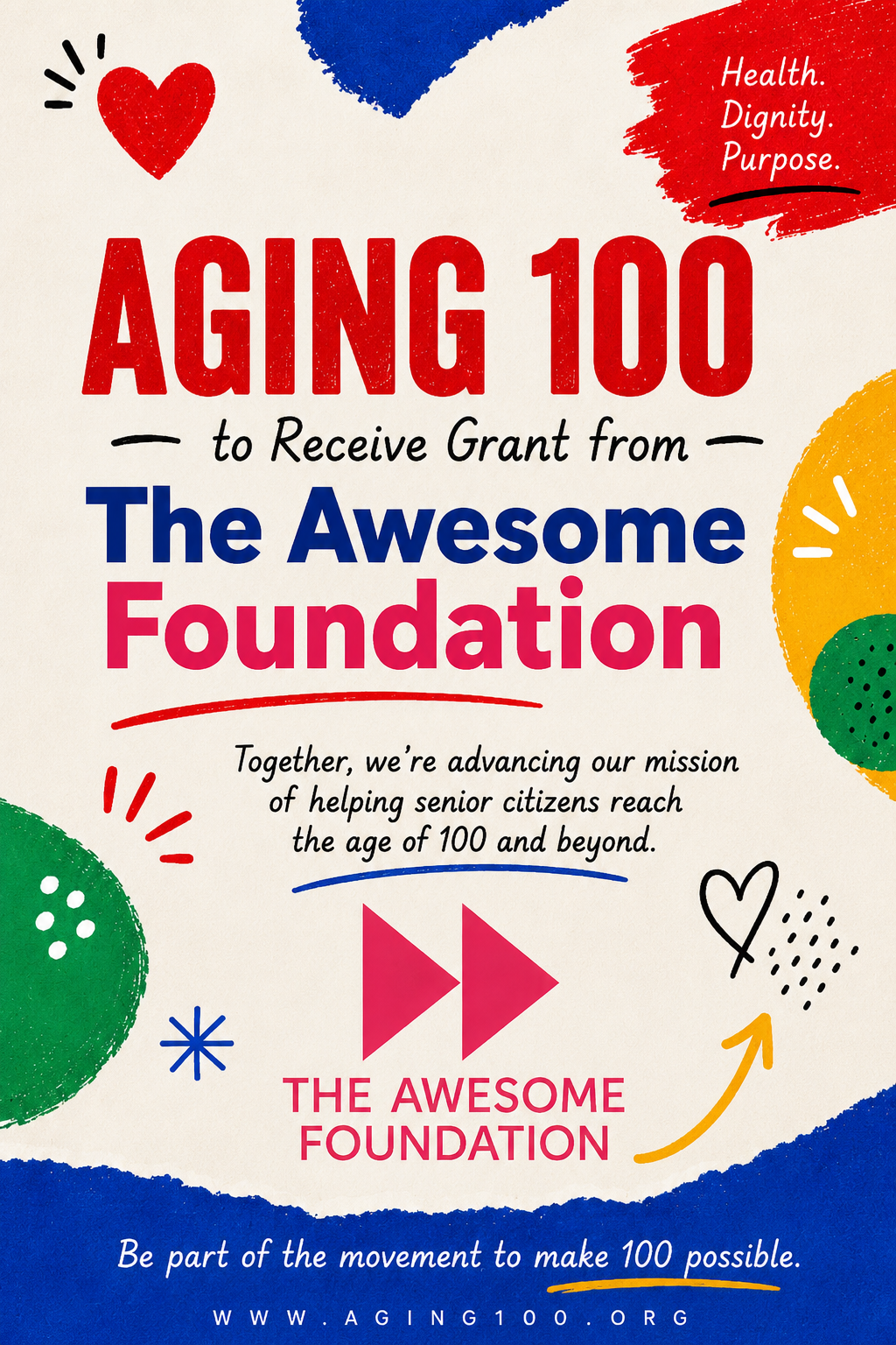 Aging 100 to Receive Grant from The Awesome Foundation