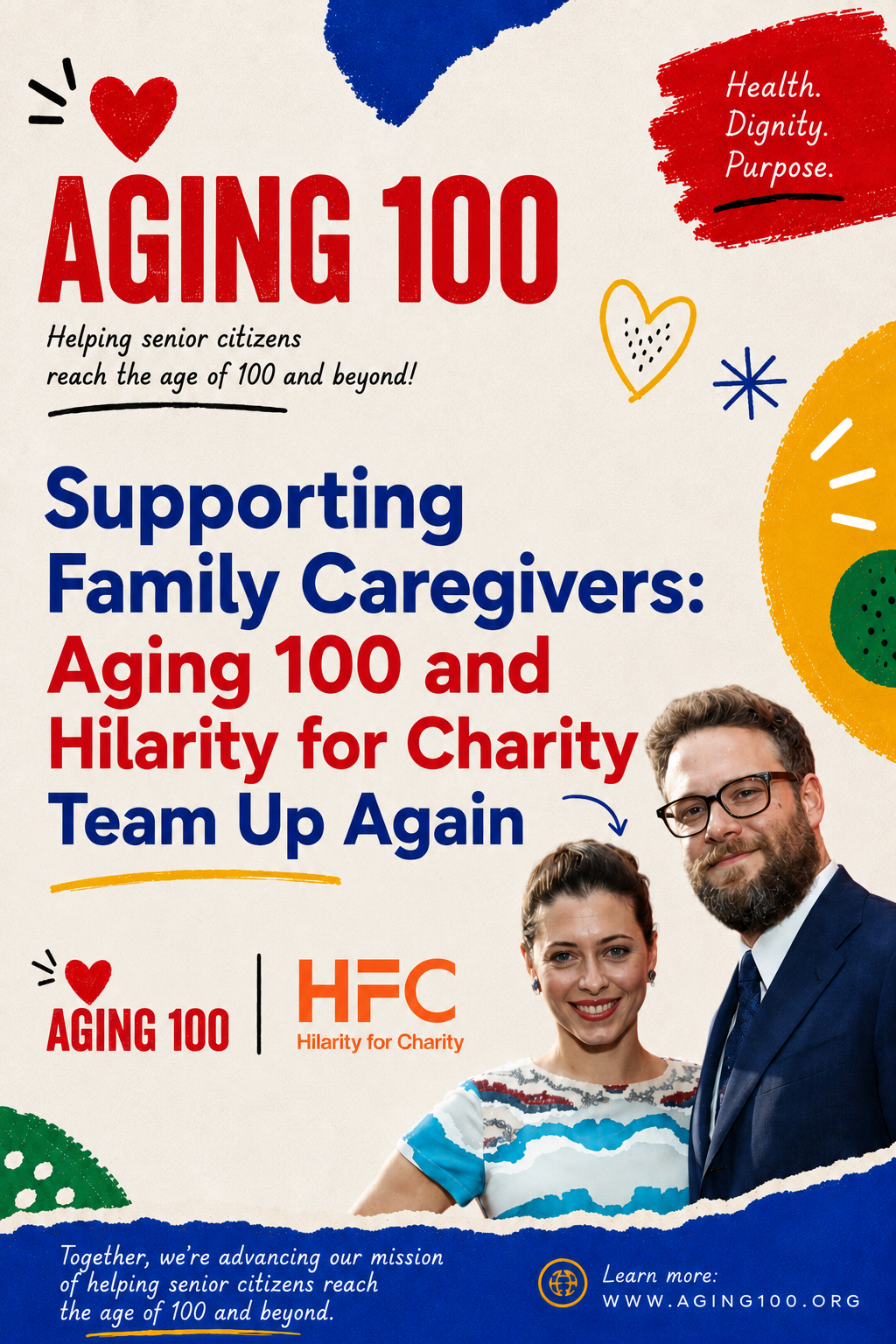 Supporting Family Caregivers: Aging 100 and Hilarity for Charity Team Up Again