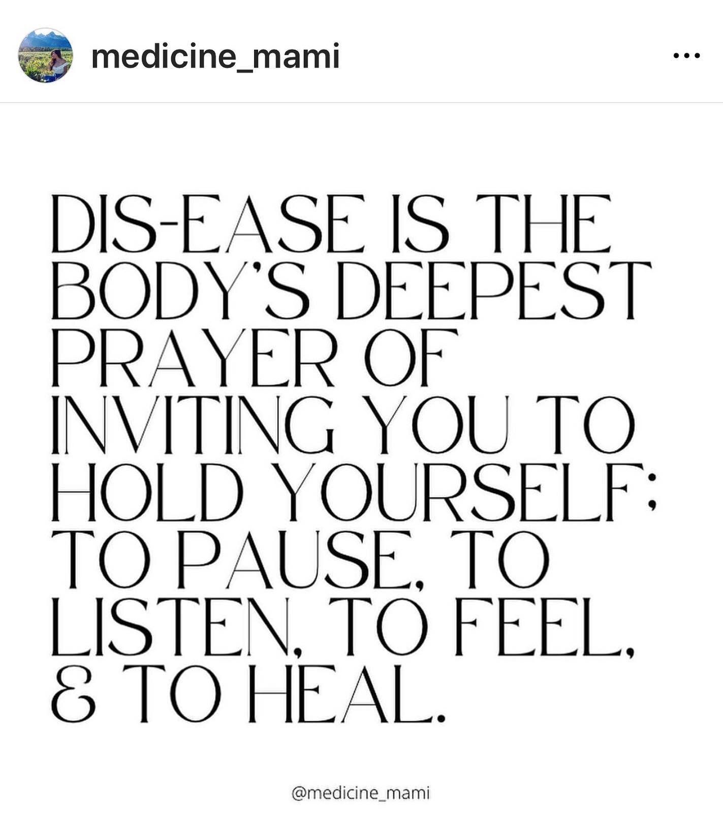 Any healing crisis is an opportunity to tune into your bodies needs... which we generally ignore until we cannot.. January is such a good time to take stock and start addressing imbalances (physical, emotional, mental or spiritual) before they become