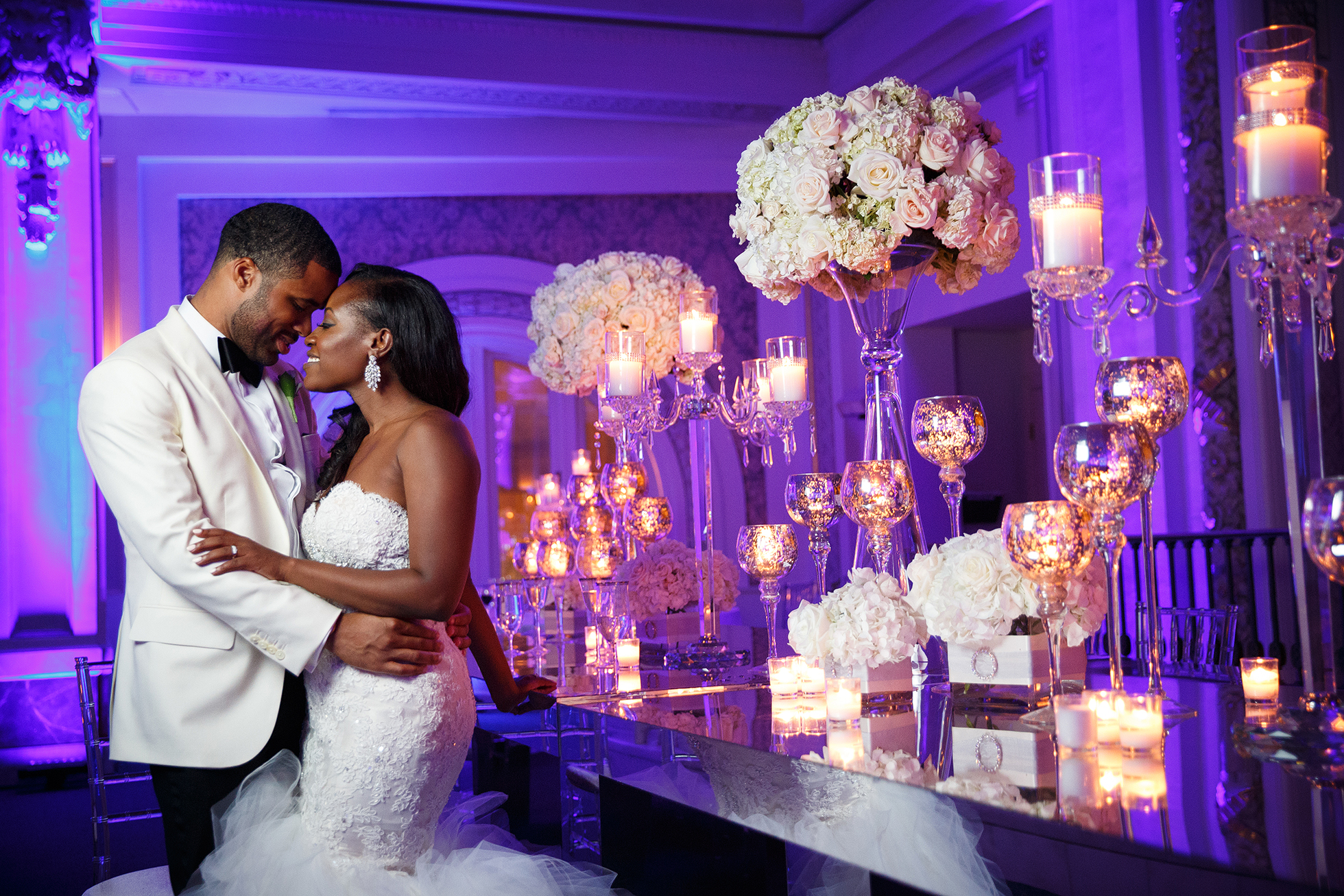 Bride and Groom at the National Museum of Women in the Arts