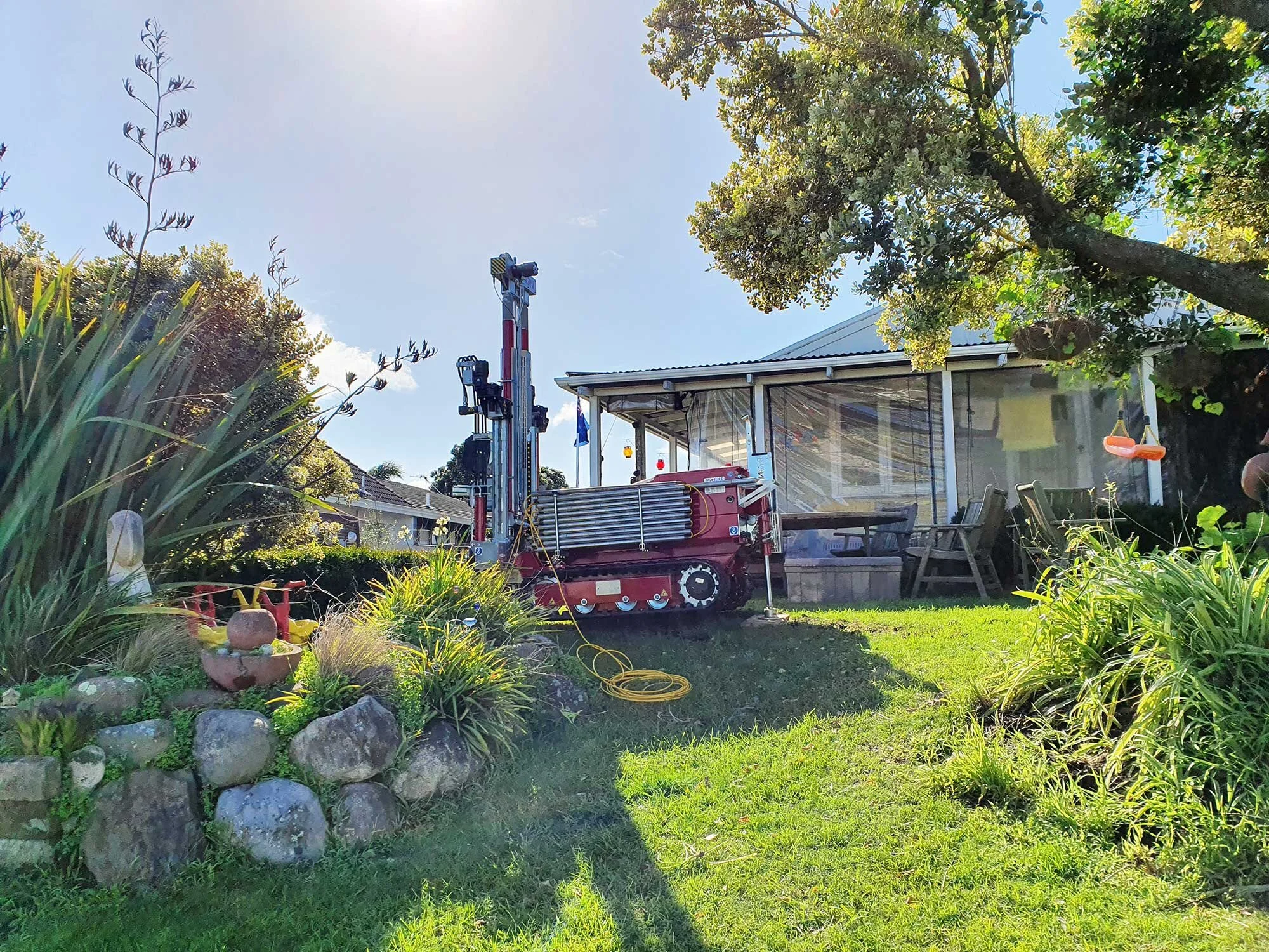 CPT testing for, CMW Geosciences testing Mount Maunganui, Bay of Plenty, NZ.