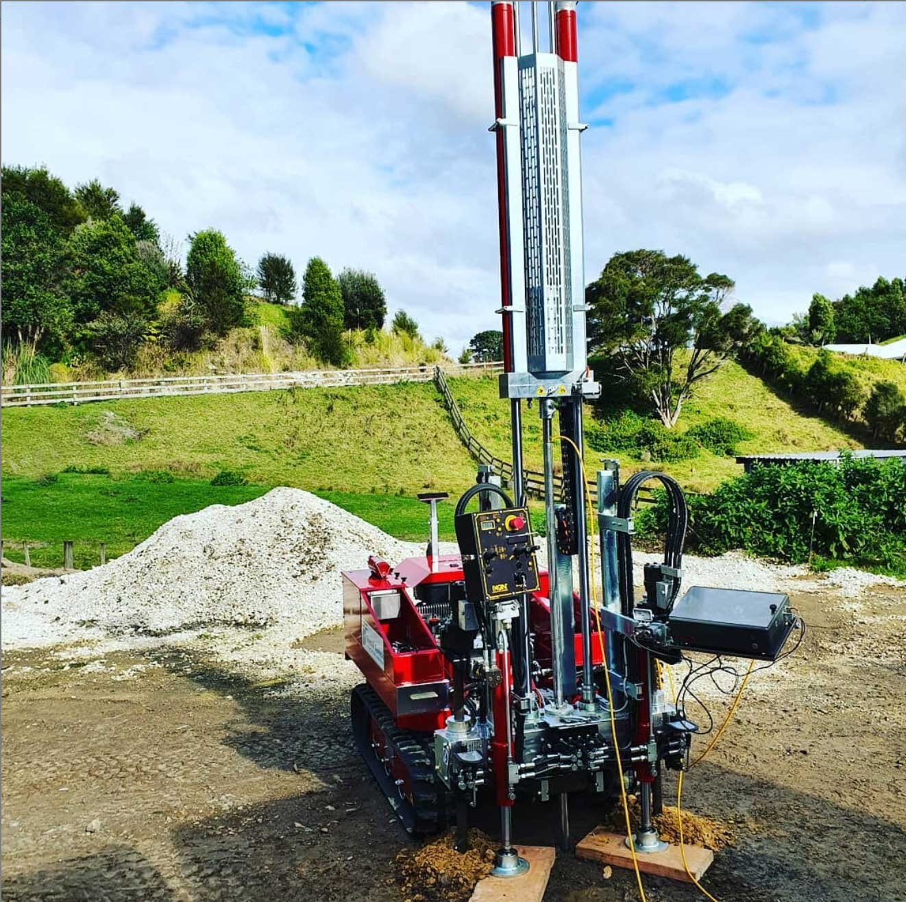 CPT testing for Cutfield Consulting Engineers Ltd, Whakatane, NZ.