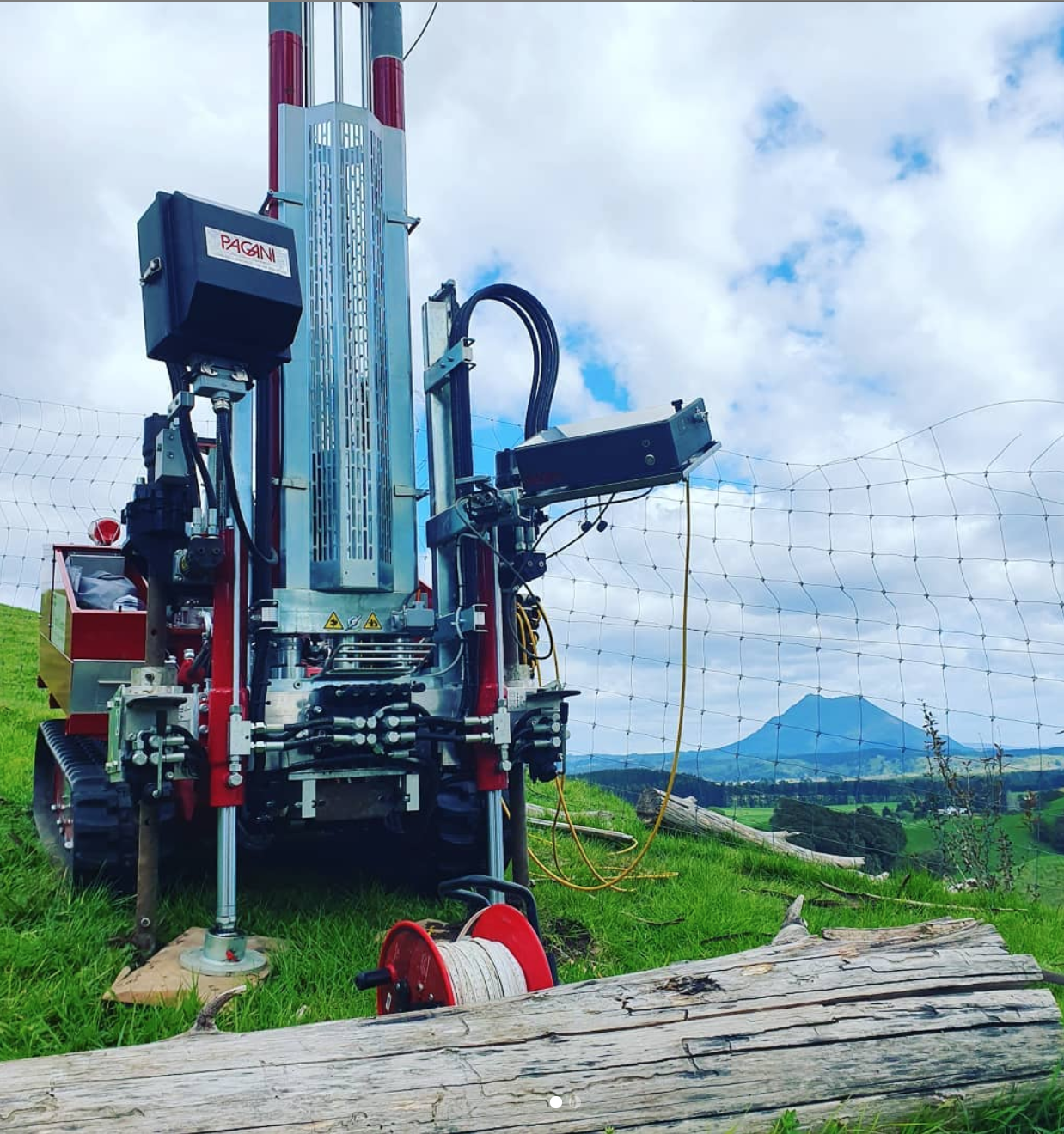 We're out hillside in Te Teko today with a great view