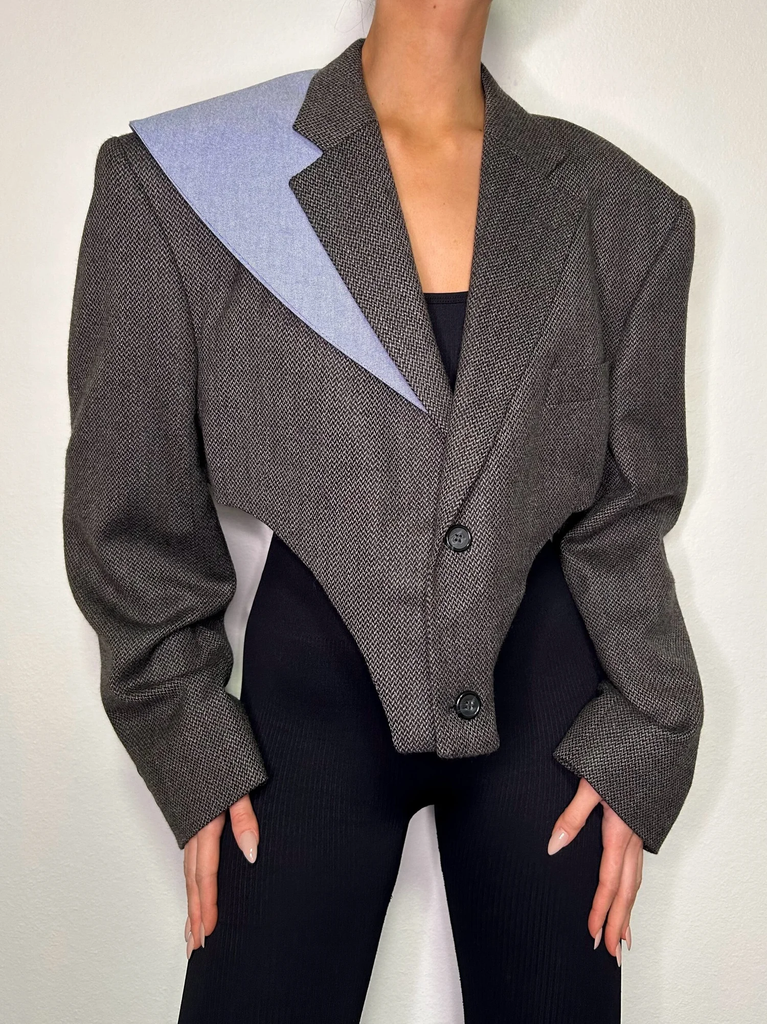 The Denim V-Cut — R'BONNEY NOLA