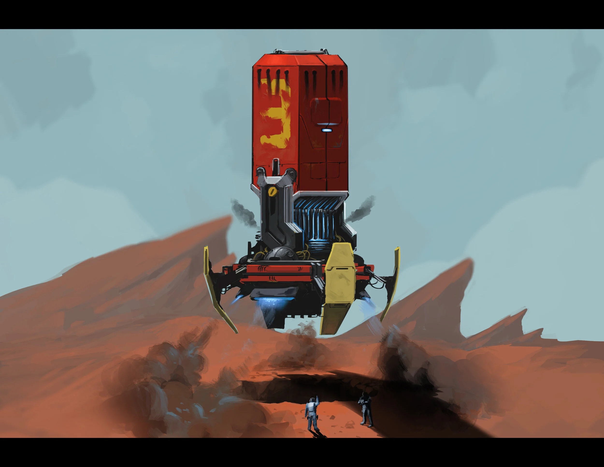 Marvoshi mfg. Type G Mineral Extractor First developed in the early 22nd century, heavy mineral extractors such as these helped revitalize the deep space mining industry into the lucrative business it is today. The Type G extractor drone by Marvoshi mfg. is fully modular, able to operate in high G or zero G environments, capable of reaching depths of up to 48,000 feet and storing high density materials up to 500 tons.