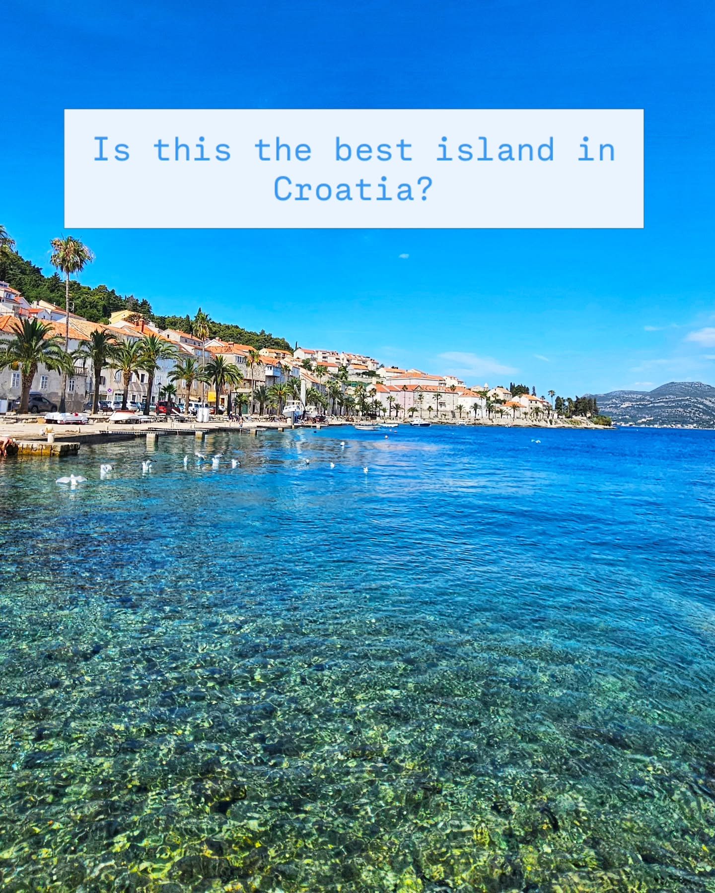 Korcula is, in our opinion, the best island to explore for 3 days in Croatia. It has everything, except all the tourists. #croatia #korculaisland #korculaoldtown #korcula #vrnik #beachesofcratia