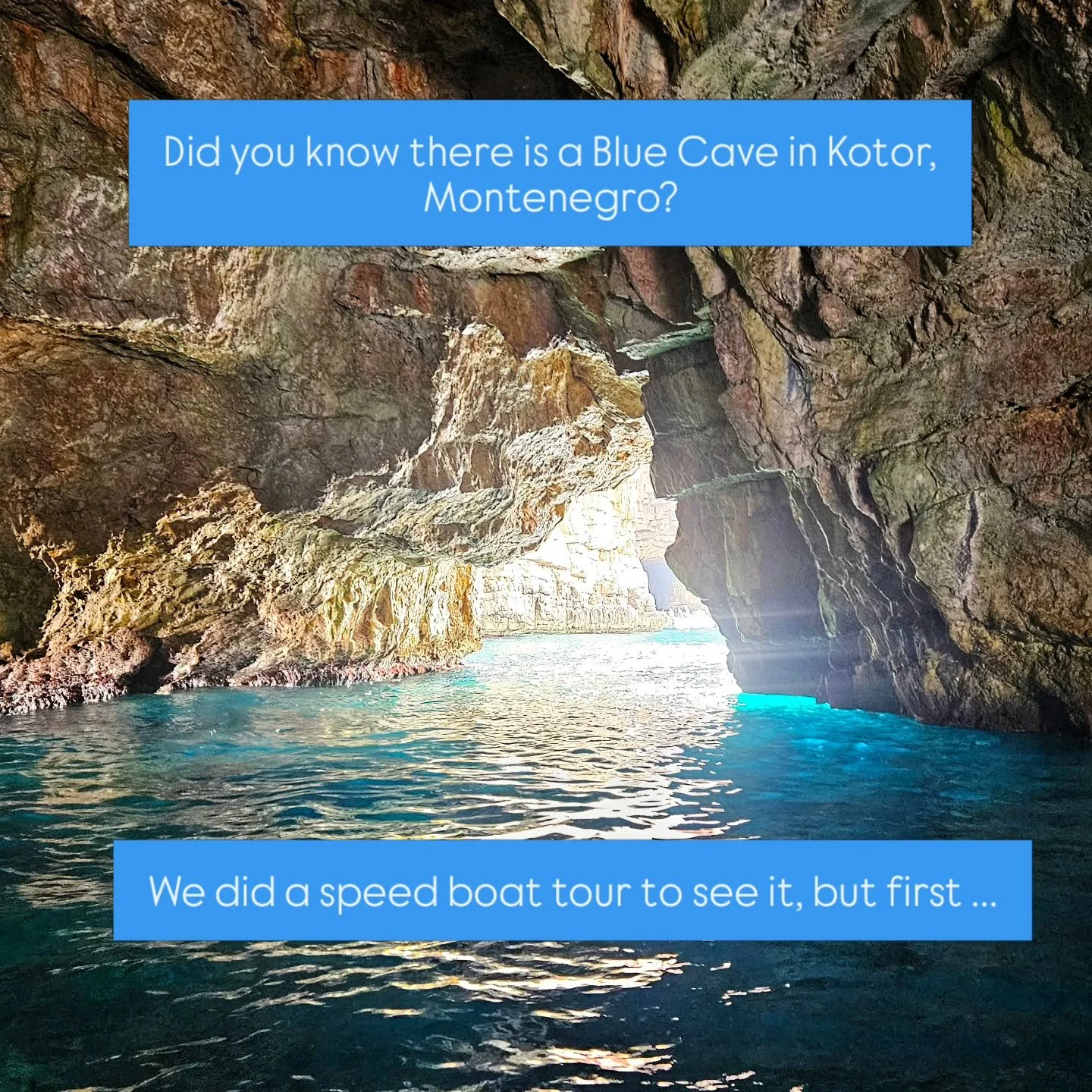 Doing a speed boat tour to see Our Lady of the Rock Island, the infamous Submarine tunnels and the stunning Blue Caves of Kotor Bay is an absolute must do when you visit Kotor. We share all the info and give our best recommendations in our latest blo