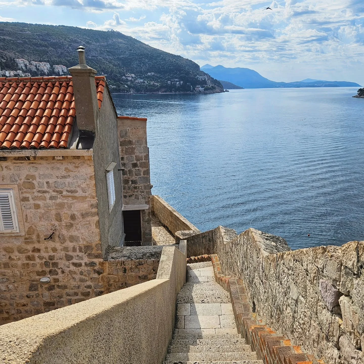 Pic of the day #7
What a memory! Walking the city walls of Dubrovnik. 
Entered as soon as they opened and beat the crowds and heat.
#Dubrovnik