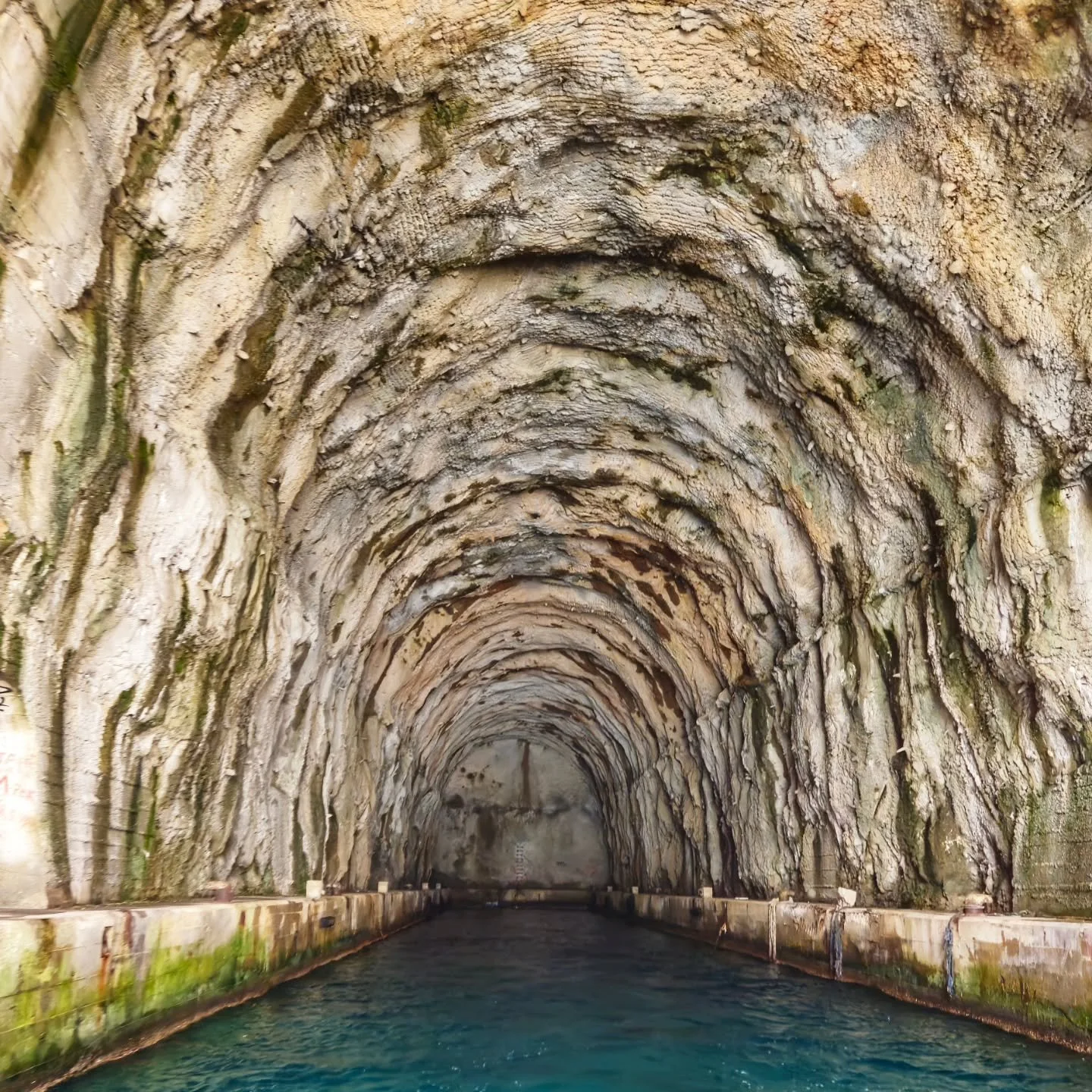 Pic of the day #25
This is a submarine cave. These were made during the Yugoslavian war to hide their submarines from the enemy.
We did a day trip from Kotor and saw a few and even went inside this one.