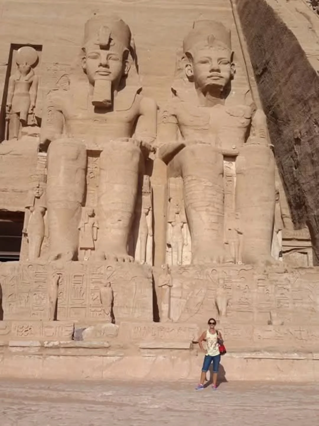 Pic of the day #61
This is a photo from 11 years ago. 
One of my favourite places in Egypt was the temple of Abu Simbel at Aswan.
Ramses II certainly made his presence known.