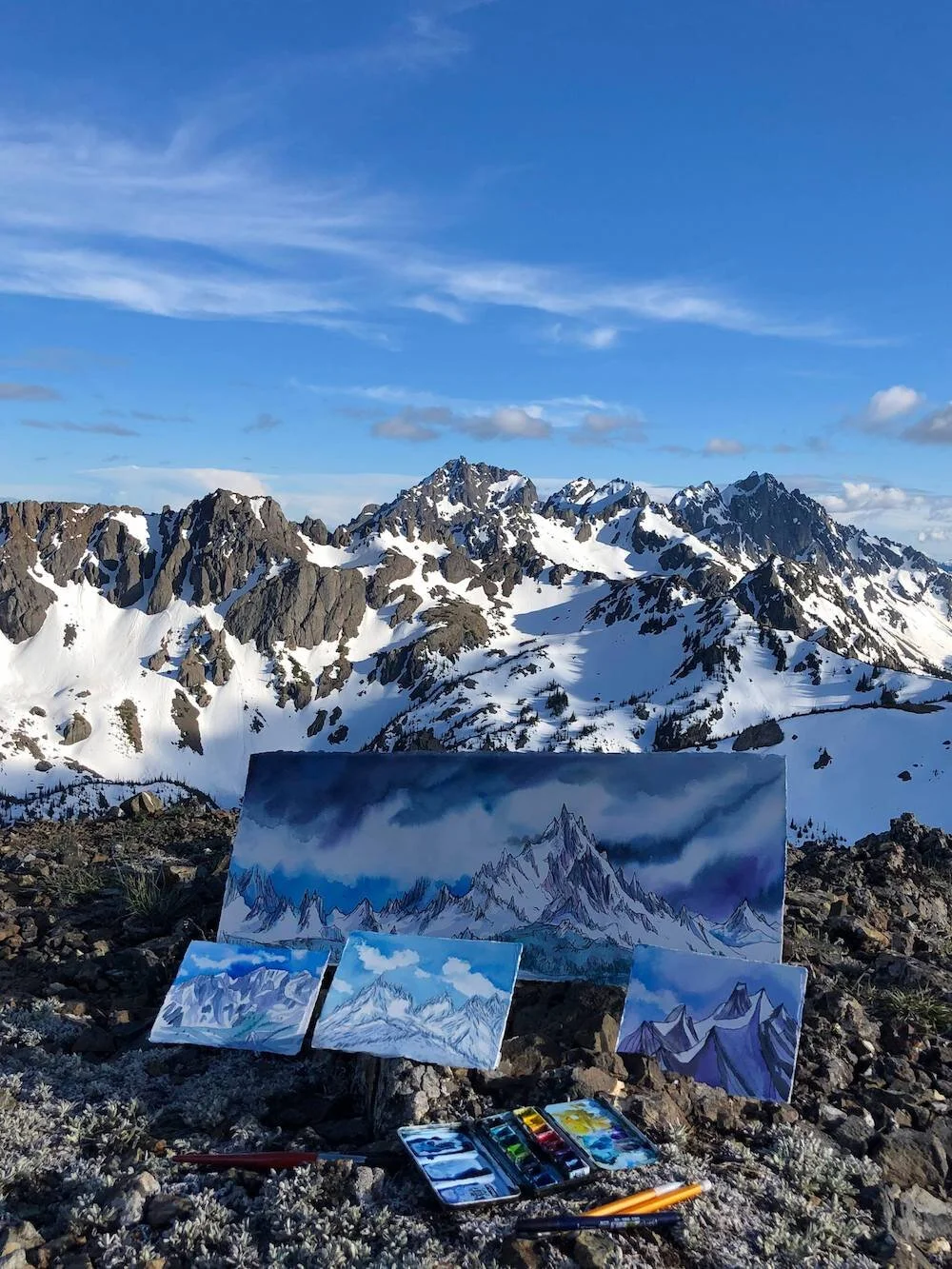 Winter Hike &amp; Paint with Drawn to High Places