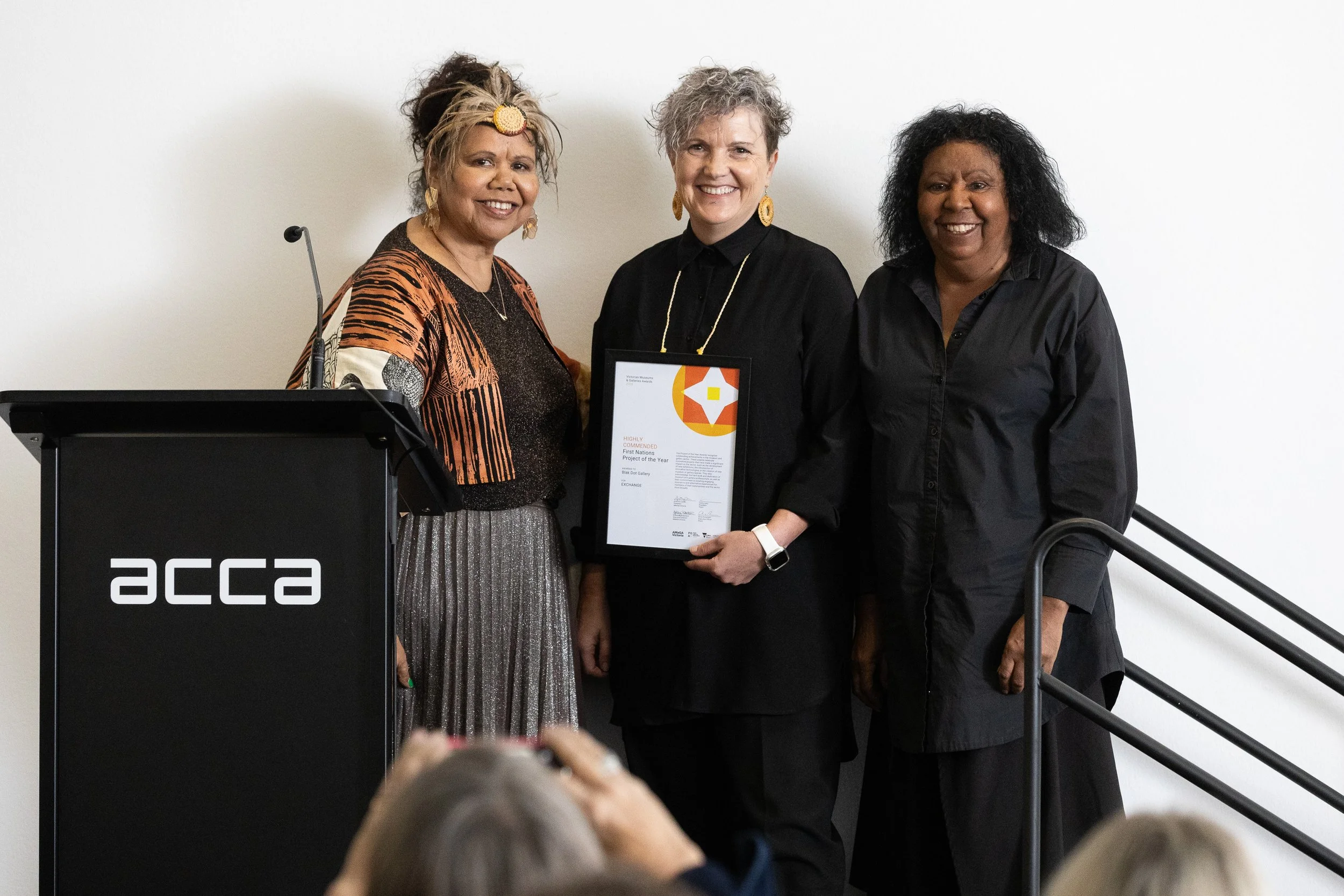 HIGHLY COMMENDED: Blak Dot Gallery for&nbsp;EXCHANGE ngunggilanha . yunggama . taonga tauhokohoko