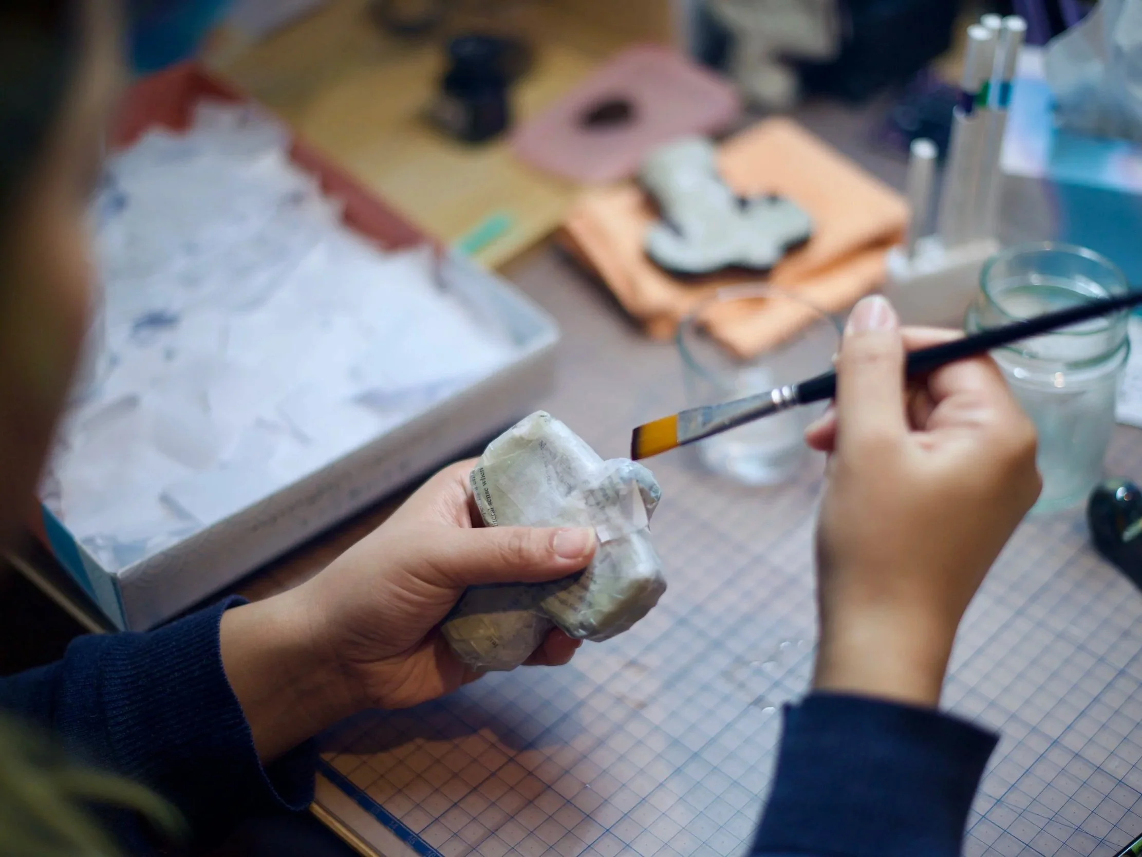 Hariko Mask Making workshop with Yasuko Toda