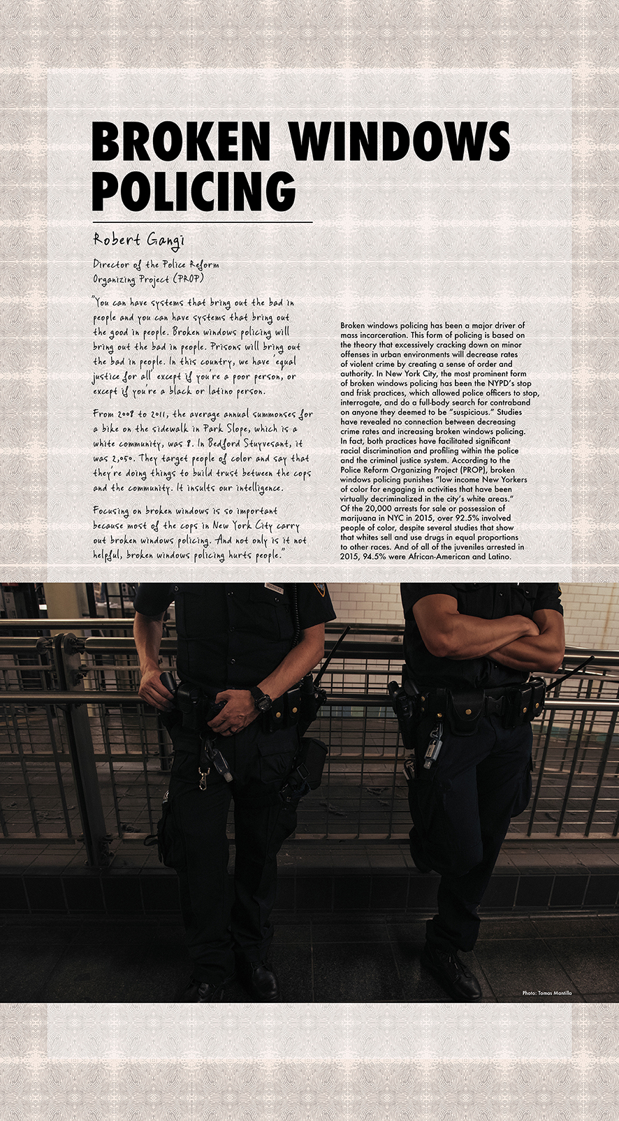 Broken Window Policing (2016)
