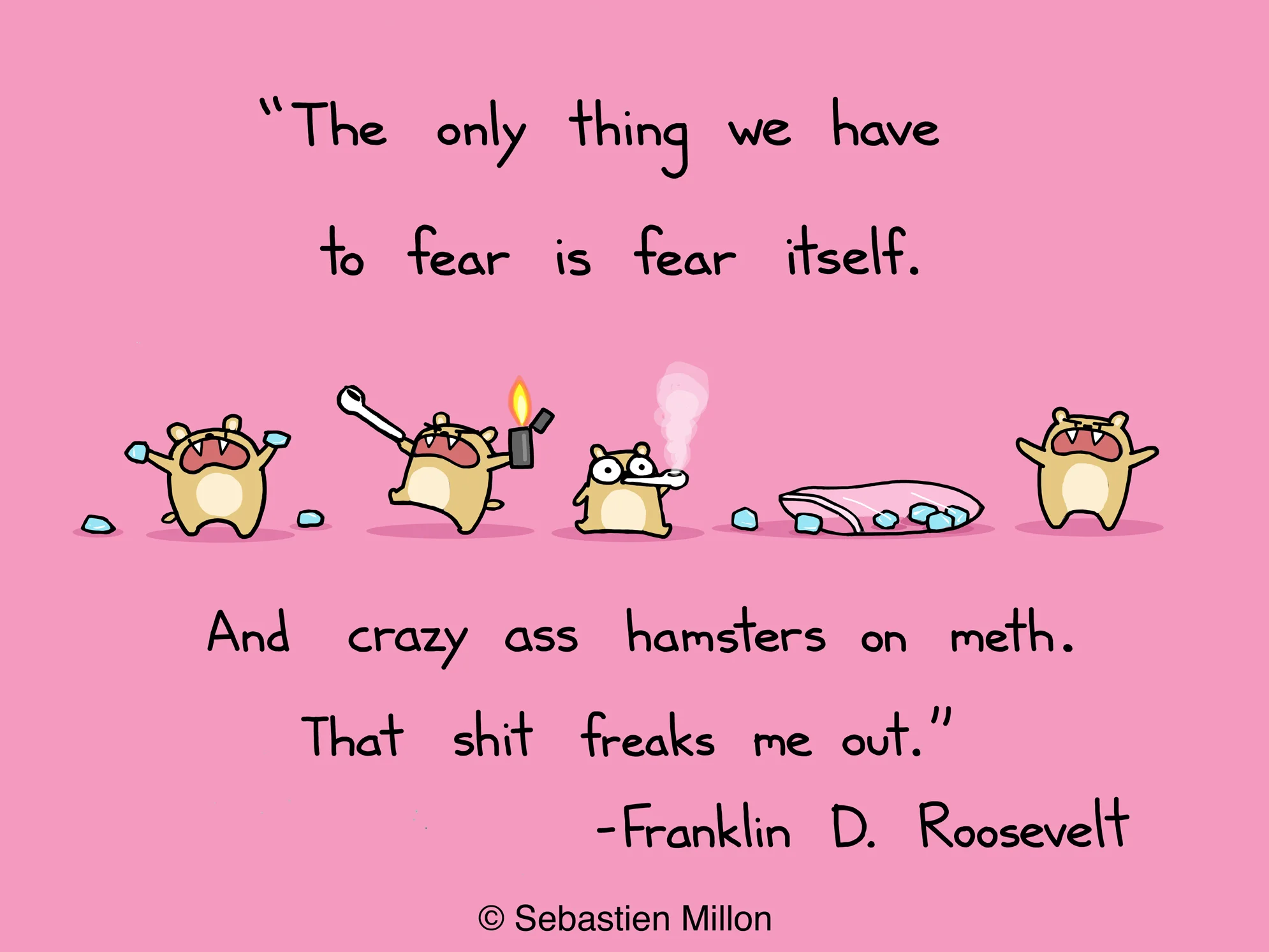 Meth Hamsters Art Print