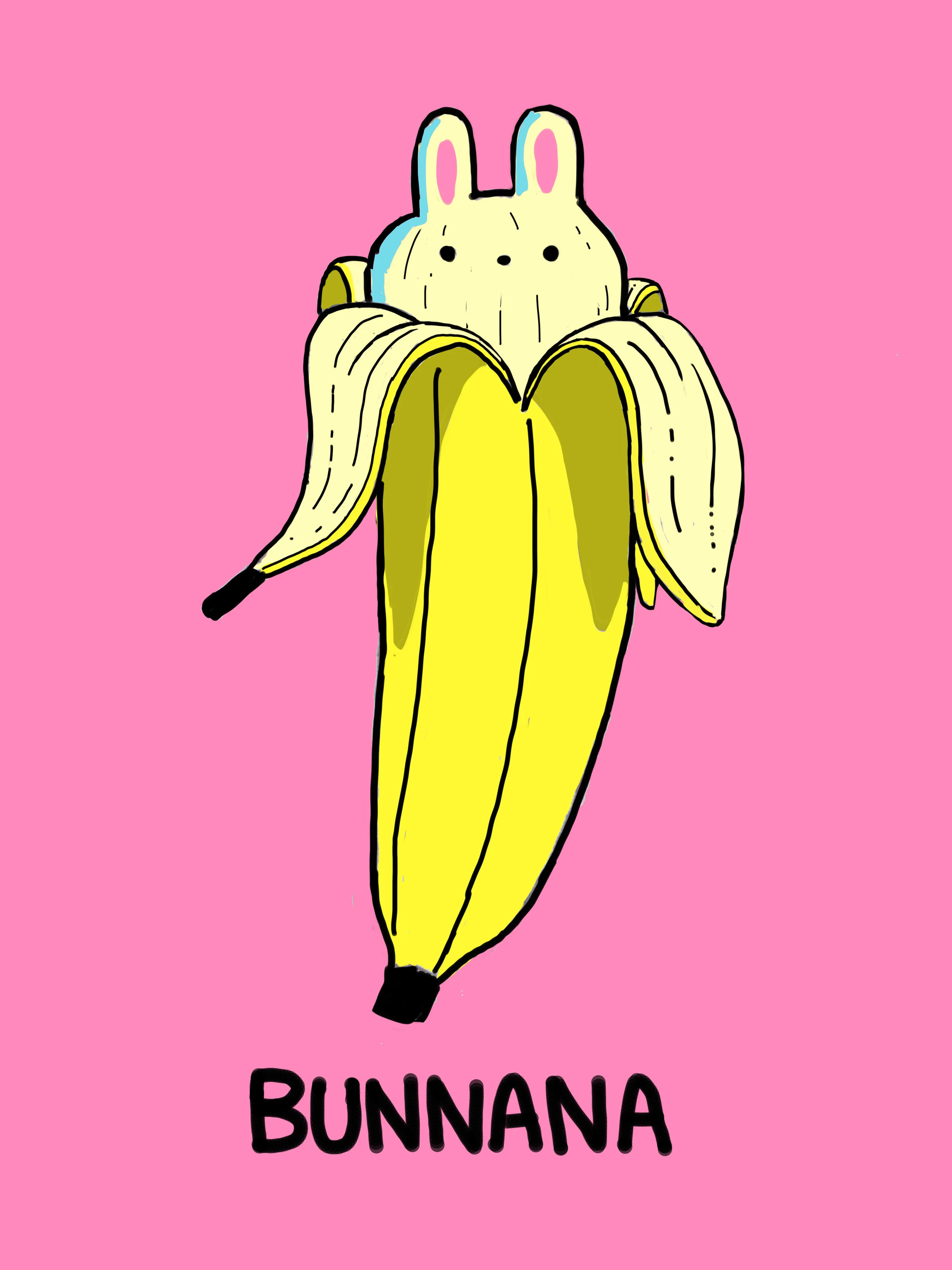 Bunnana Art Print