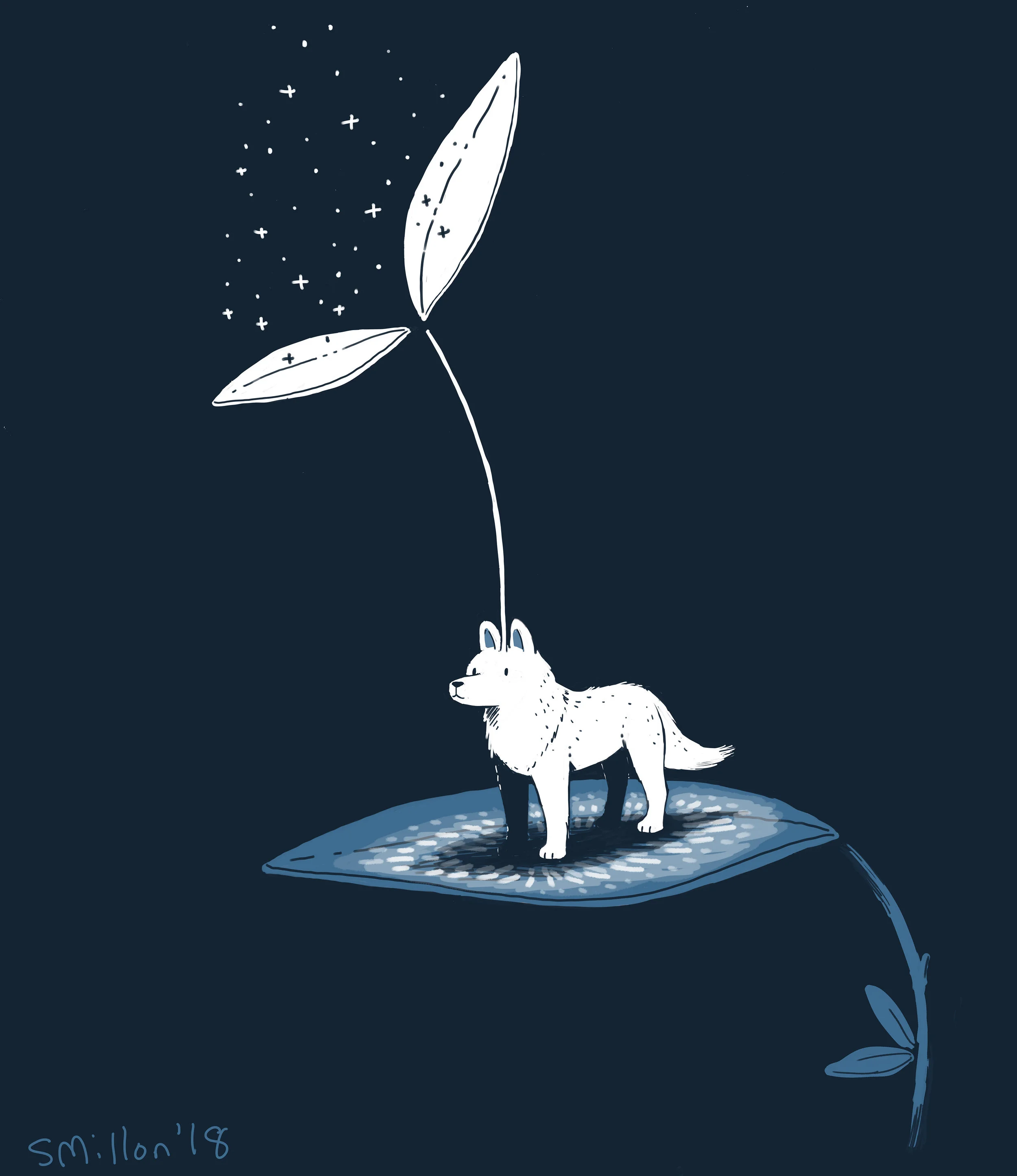 Spirit Wolf Art Print