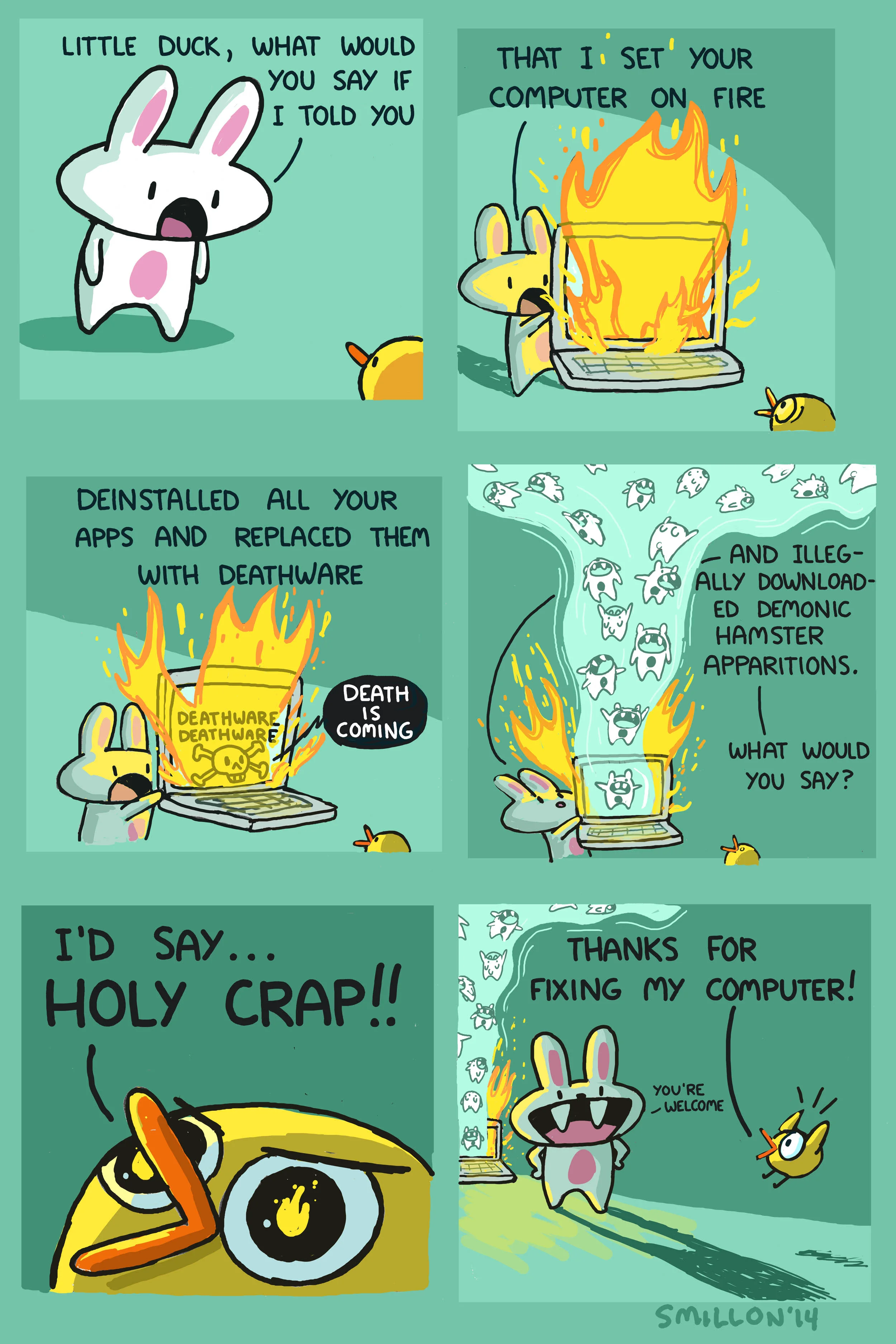 Fixing Computers Art Print