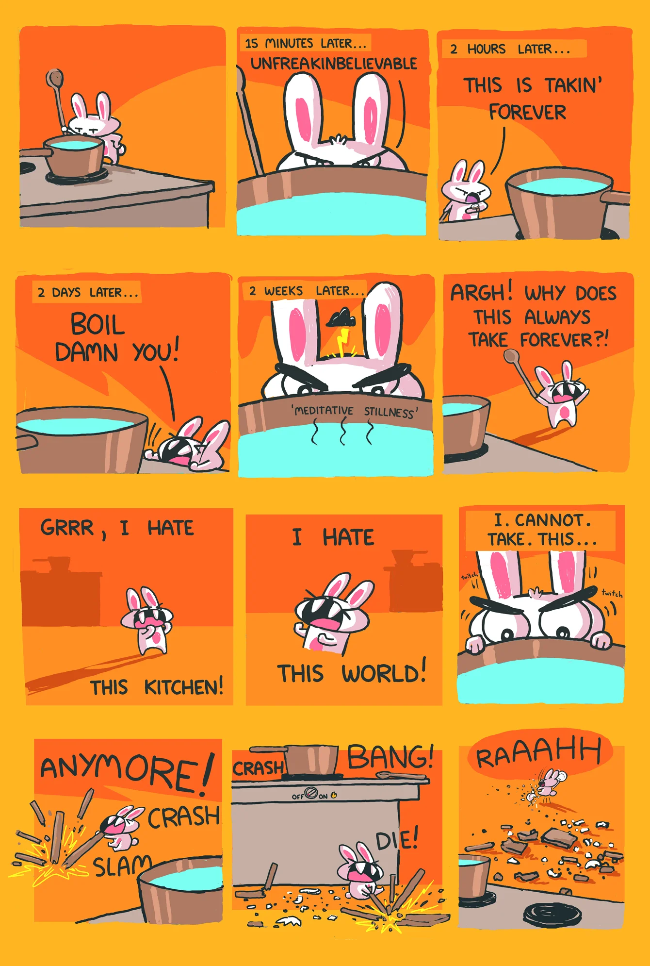 Boiling Water Art Print