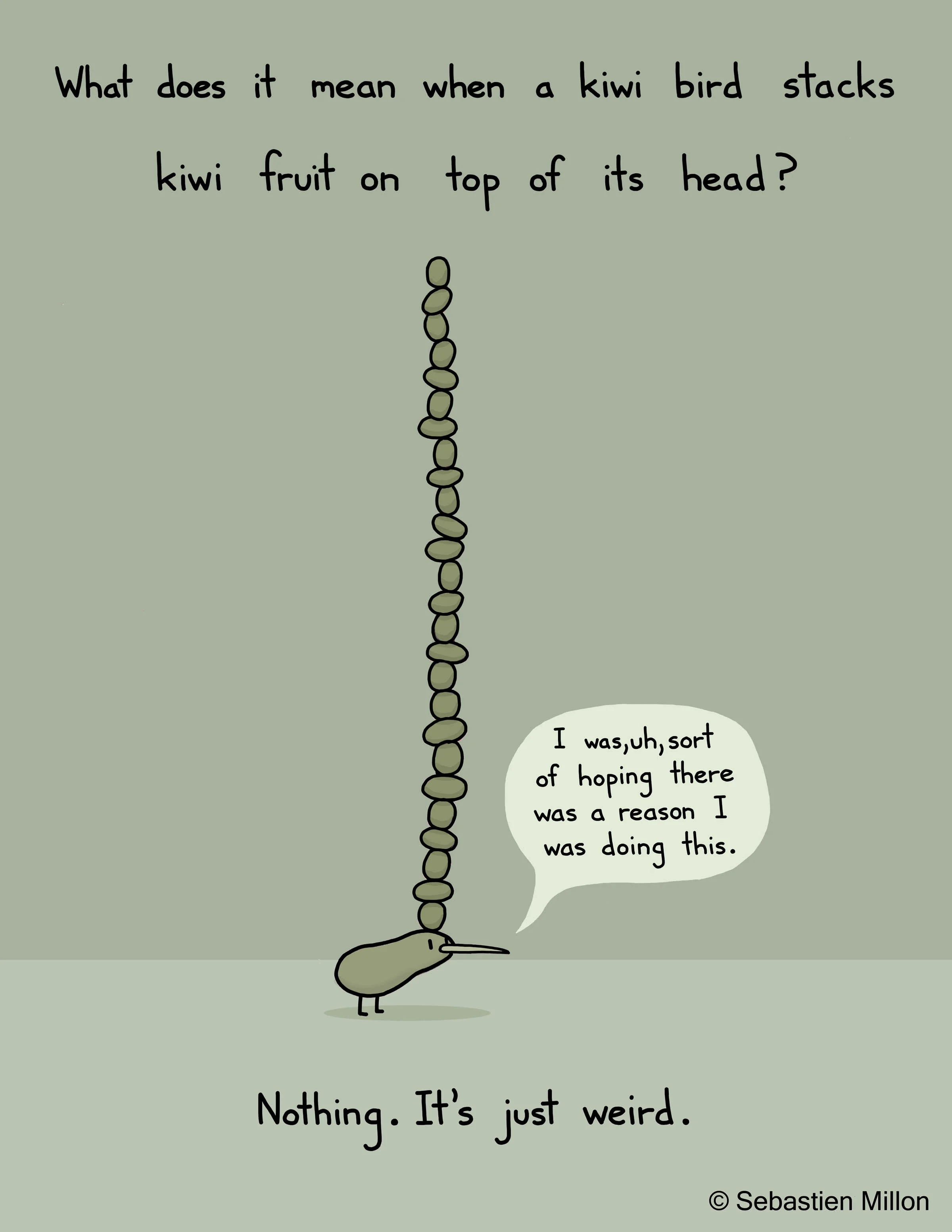 Kiwi Stack Art Print