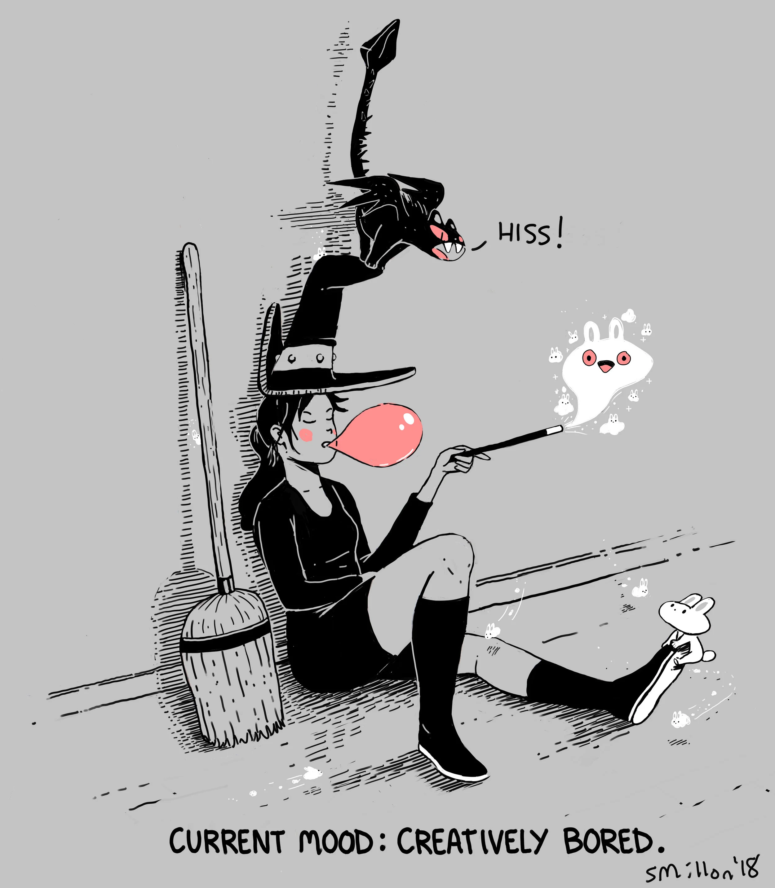 Creatively Bored Art Print