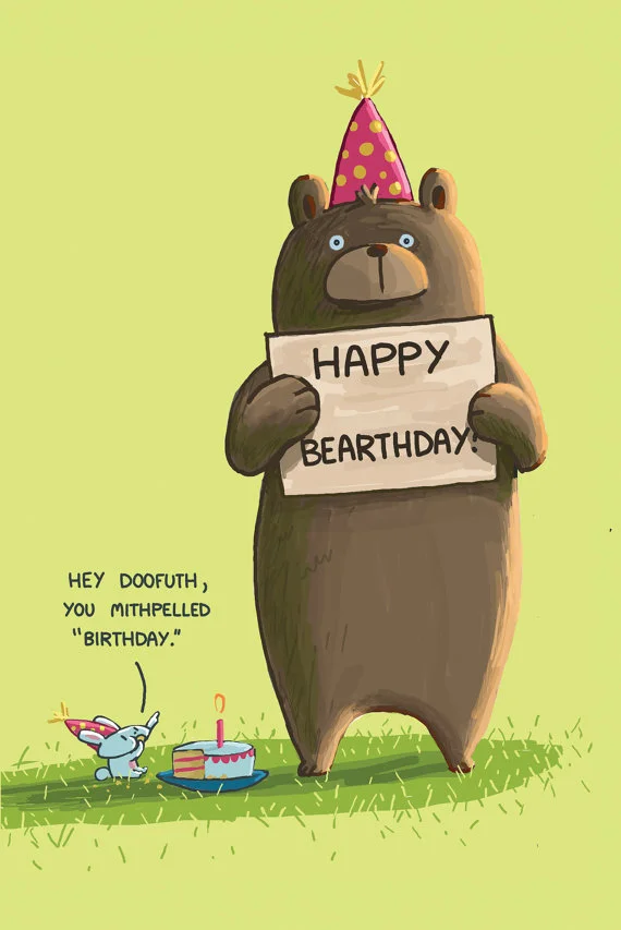 Happy Bearthday Card