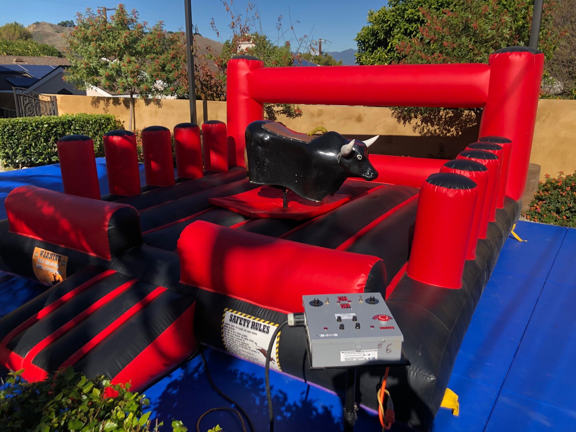 Mechanical Bull in red and black in Torrance