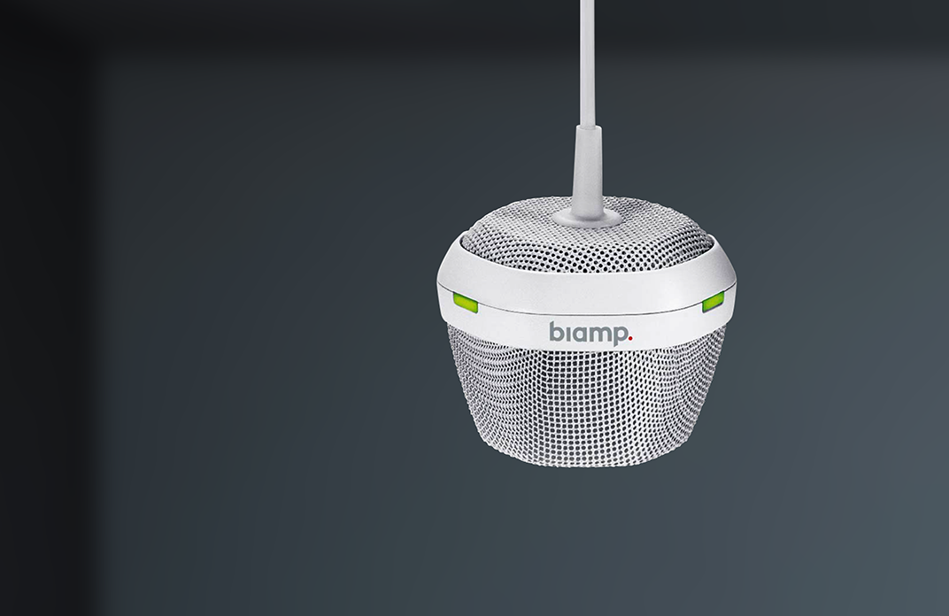 Biamp Devio AV hanging from roof crop.png
