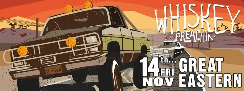 Whiskey Preachin Poster November 14