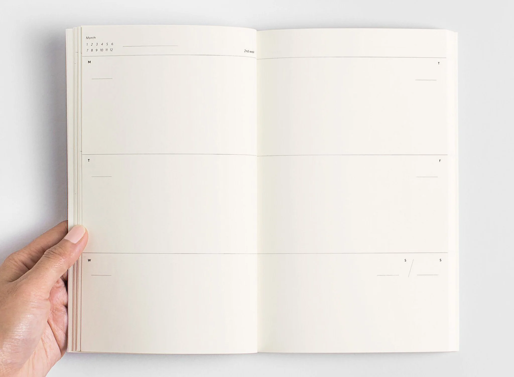 The Original Any-Year Unruled Planner, by Julia Kostreva