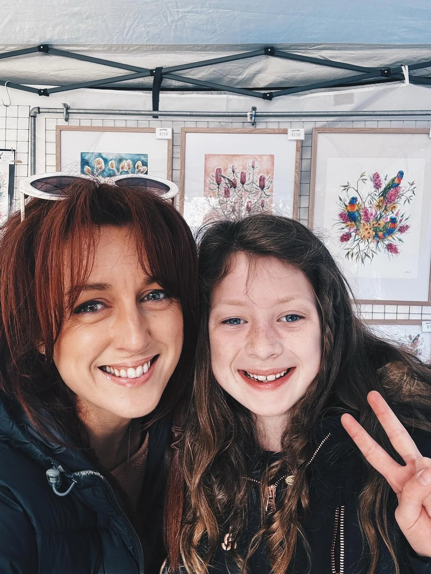 Another stunning day at the @sunraysiafarmersmarket yesterday, and another post full of thanks and love to my beautiful collectors, both regular and new! I had my little assistant with me yesterday who wasn&rsquo;t the happiest about being dragged ou