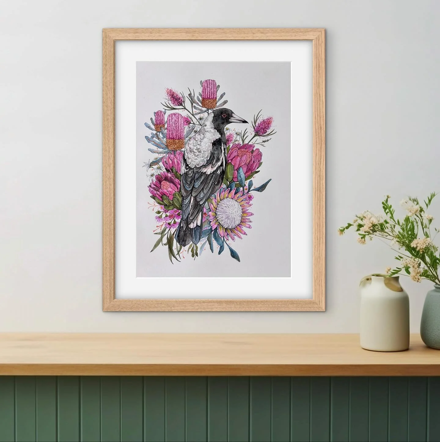 &lsquo;Hush&rsquo;
Pen and Ink on paper
10 x 14 in
Framing available upon request 
Free shipping Australia wide or delivery in the Sunraysia area
DM for more info x 

#originalart #artforsale #artforyourwalls #australianart #magpie #protea