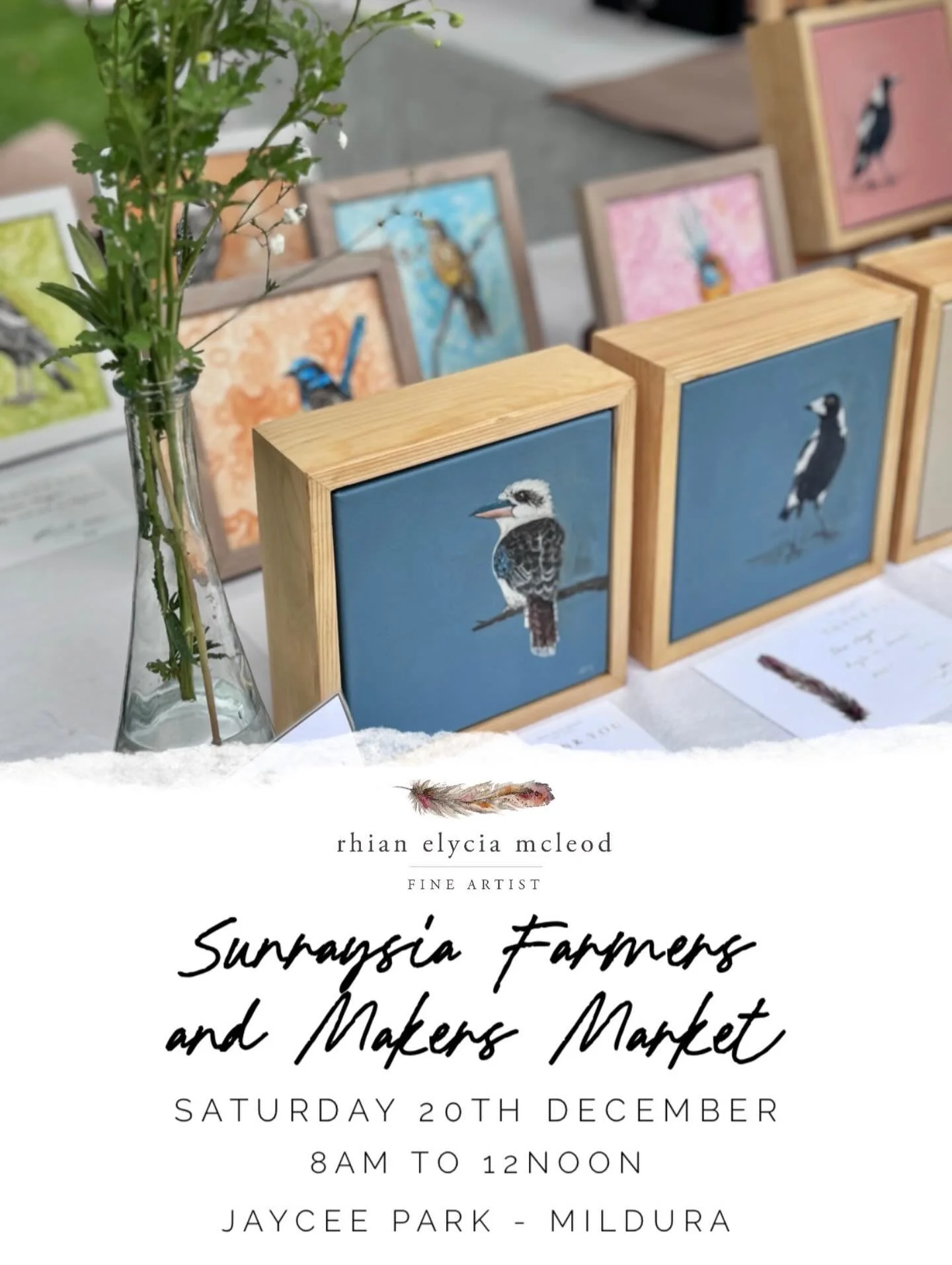 Well, I thought that I was done with markets for the year, but after numerous messages asking if I would be at the last @sunraysiafarmersmarket I&rsquo;ve decided not to pack away the marquee yet and attend the very last one for the year! 🎄

🌻 Satu