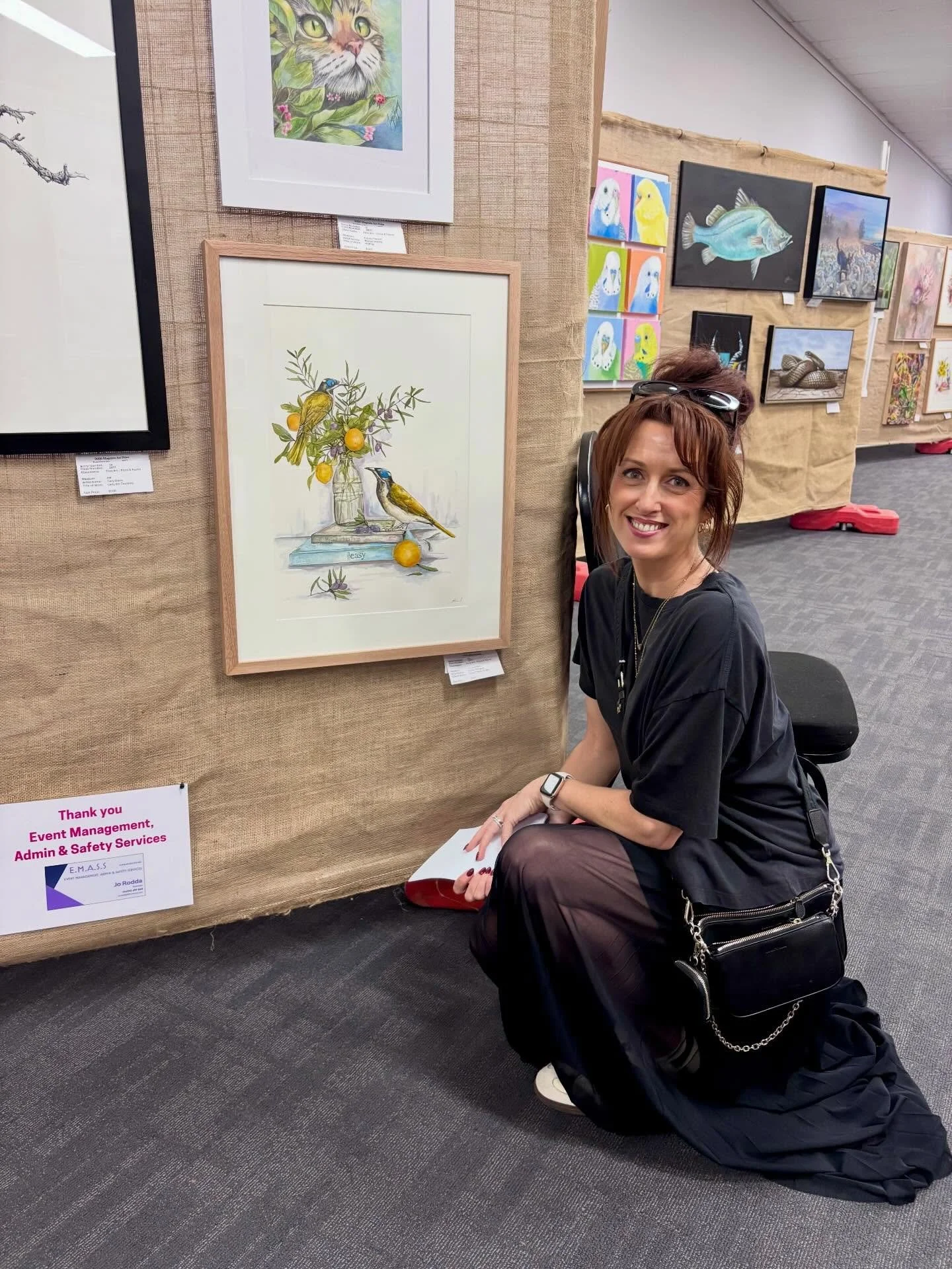 Still a little bit in disbelief&hellip; I&rsquo;m so honoured to have won my category (Flora &amp; Fauna) at the Magenta Art Prize with my artwork &lsquo;Sing it Back to Me&rsquo;🌿✨

Feeling incredibly grateful to be surrounded by such a high calibr