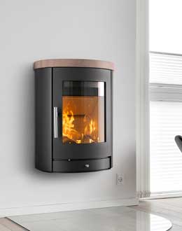 Wallhanging stoves