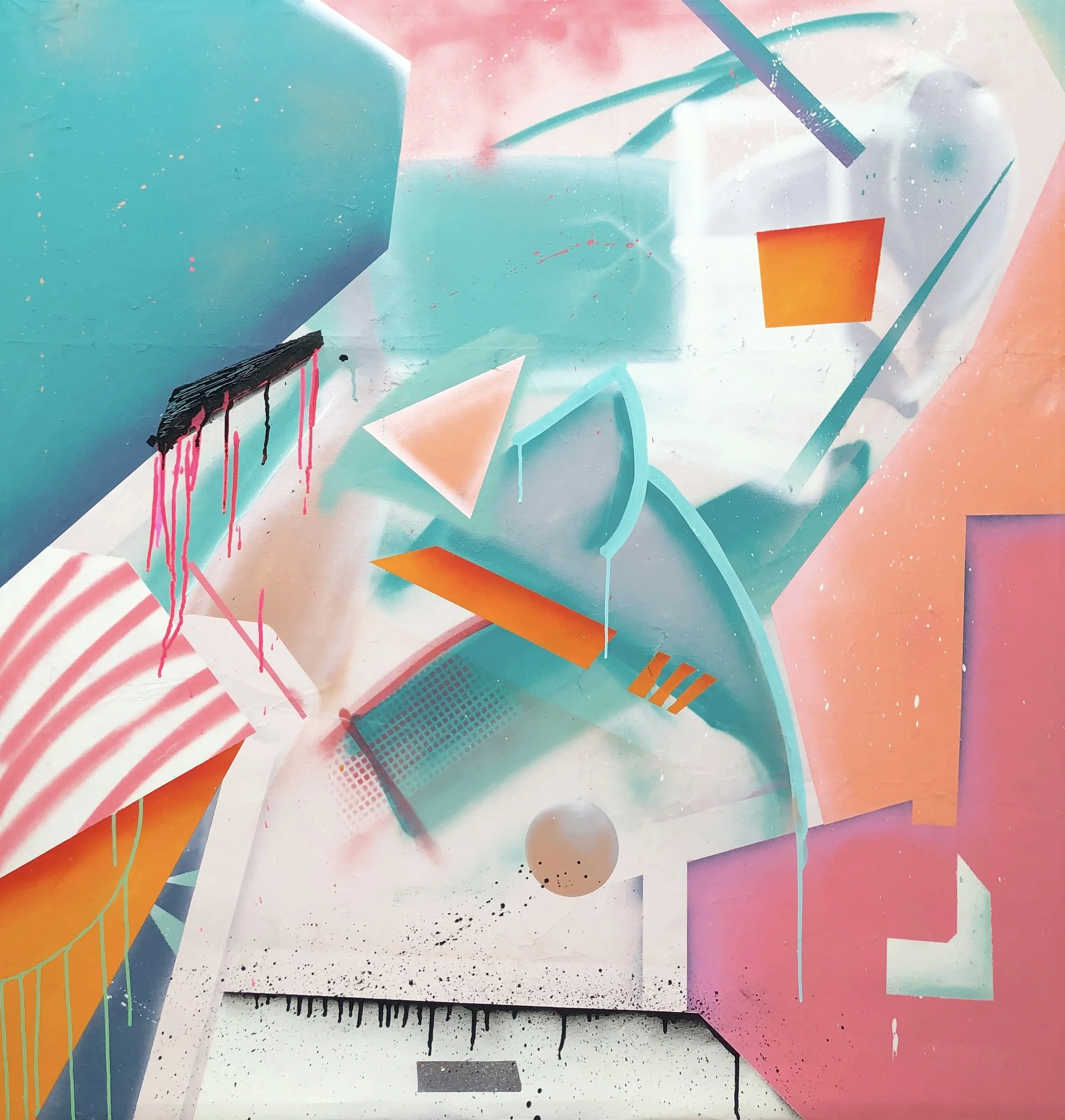 5ft painting, acrylic