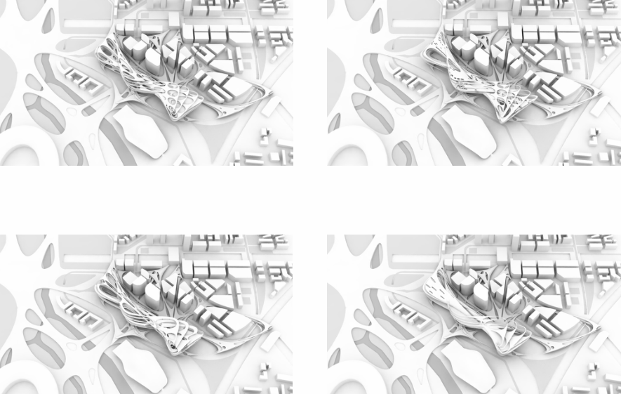 Examples of porosity differentiation.