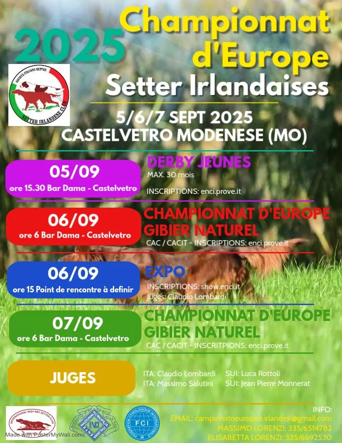 Championnat d'Europe gibier natural 2025