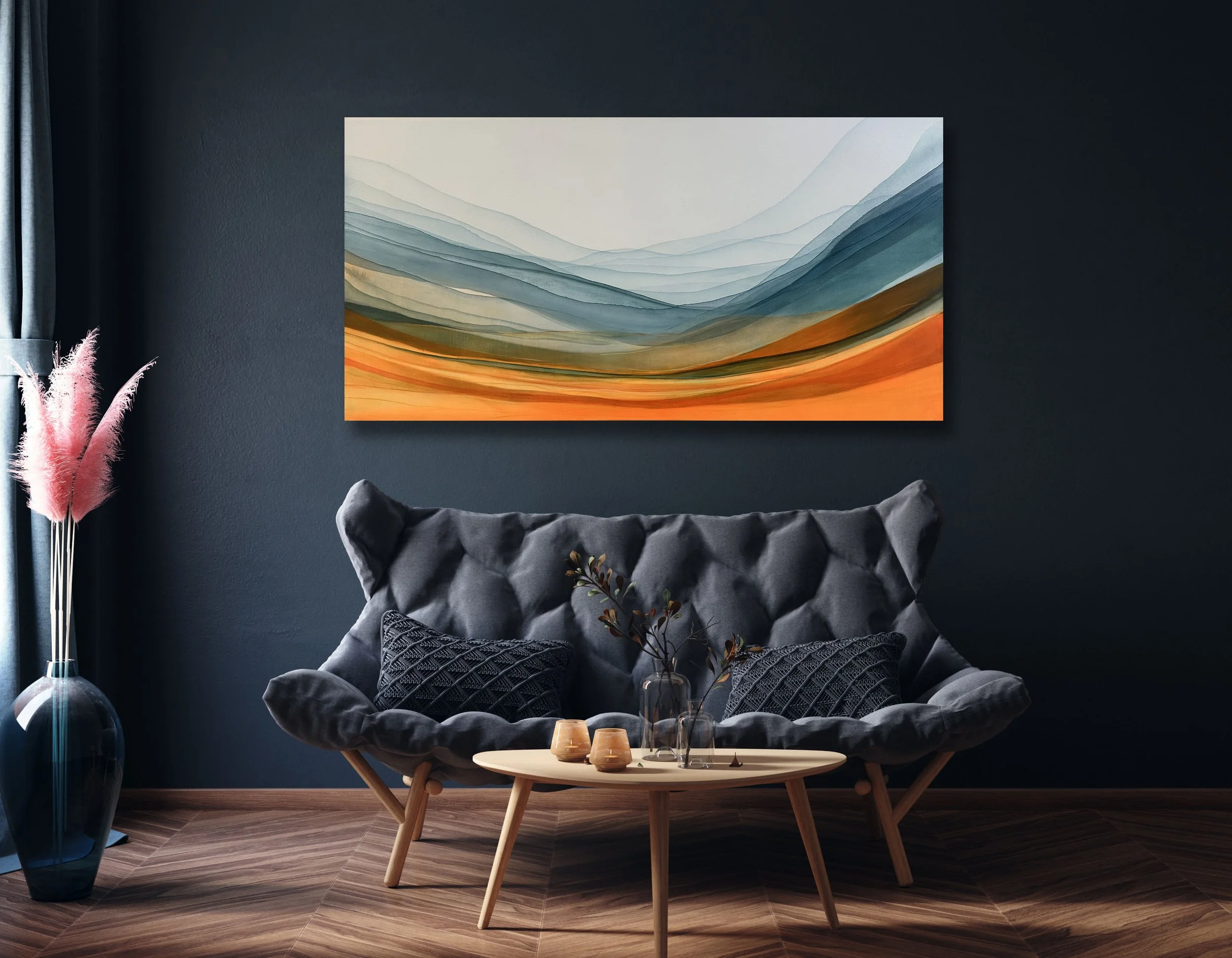 The land exhales 100x60cm