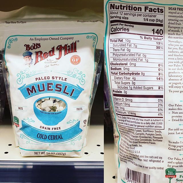 NEW FOOD FIND! Cereal is typically a HORRIBLE way to start your day due to the immediate blood sugar spike (followed by a crash) after eating it!  However , if you have been craving that bowl of sugar in the morning , this is a great FOOD SWAP!! With