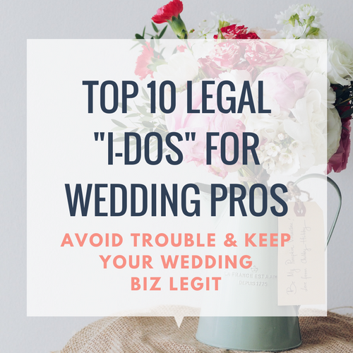 Top 10 "I-Dos" for Wedding Businesses