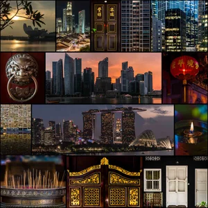 Singapure Black Paper Prints Photography By Sandra Macheroux