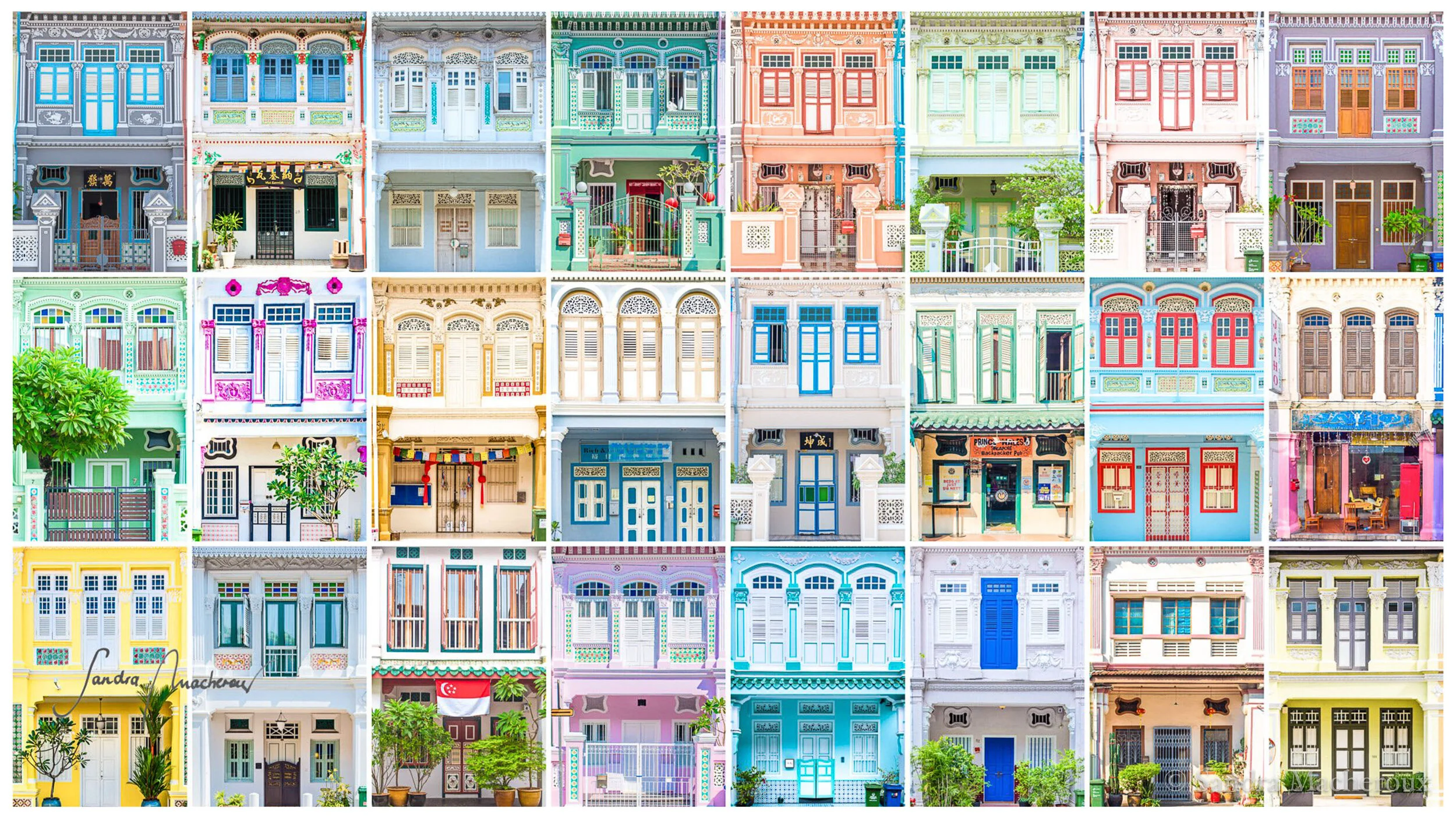 Shophouse Medley PAPER PRINT