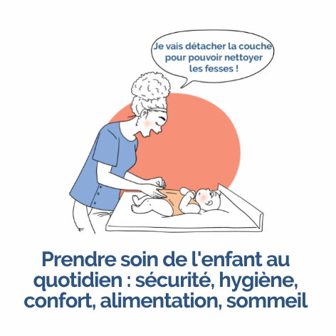 Prendre soin de l'enfant au quotidien : sécurité, hygiène, confort, alimentation, sommeil - OPCO