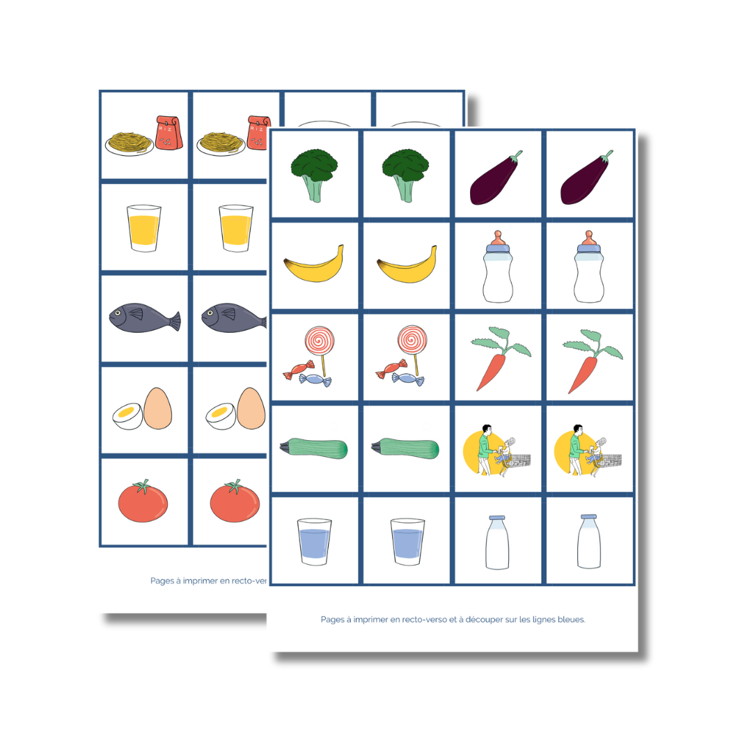 Le memory Edumiam spécial alimentation - 5,90€