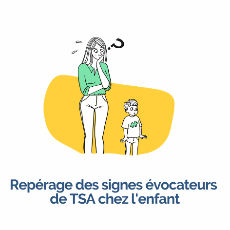 Repérage des signes évocateurs de TSA chez l'enfant