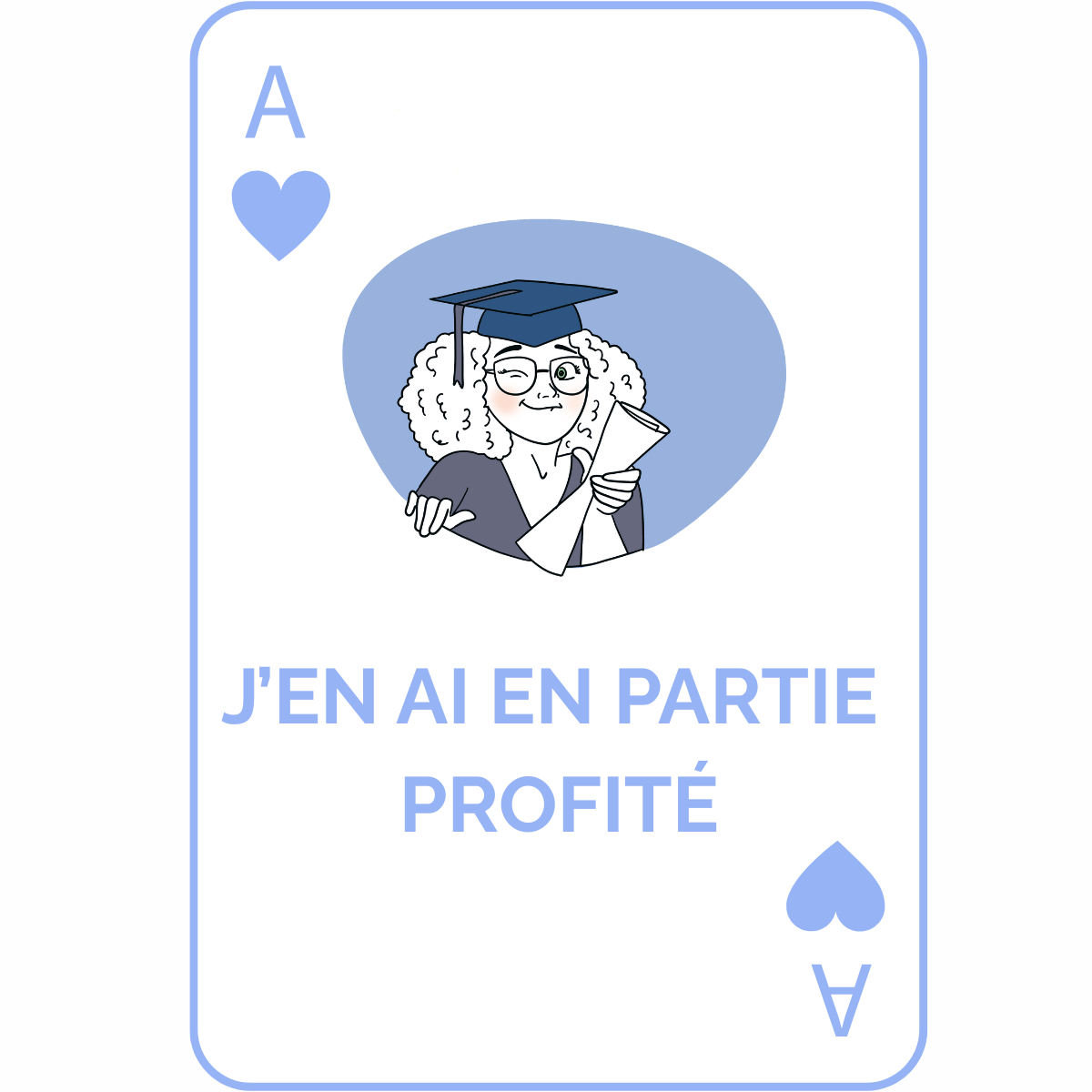 Carte J’en ai utilisé une partie
