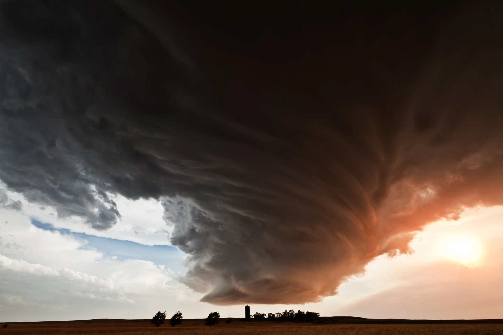 The Lovely Monster Over the Farm 19:15CST Lodgepole NE, 22 June 2012 - Camille Seaman - Big Cloud Series