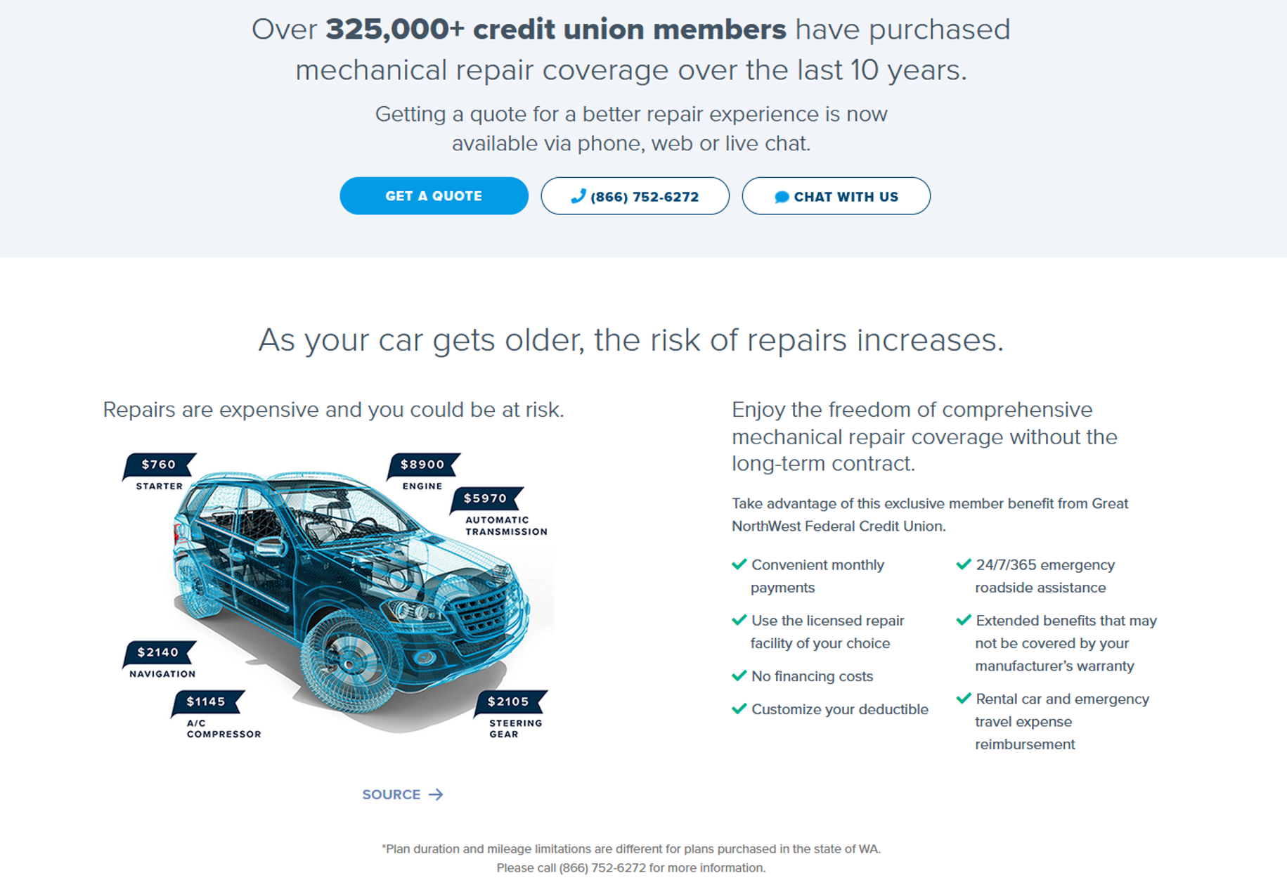Protect Your Car With Mechanical Repair Coverage — Great NorthWest